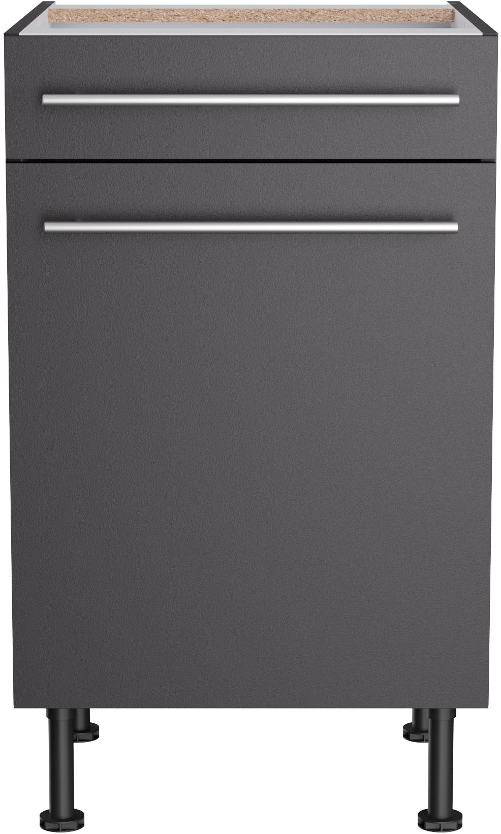 KOCHSTATION Unterschrank "KS-Bern2", Breite 50 cm, 1 Tür, 1 Schubkasten, 1 günstig online kaufen