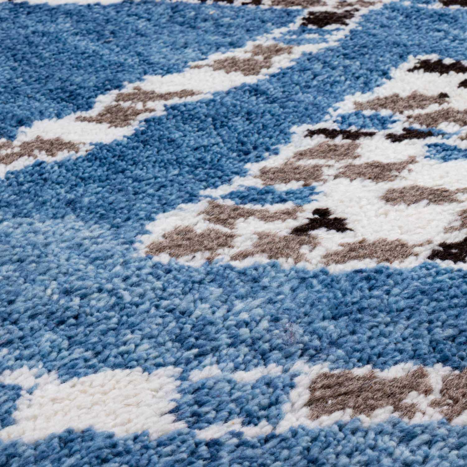 morgenland Wollteppich »Berber Teppich - Meral - rechteckig«, rechteckig, handgeknüpft