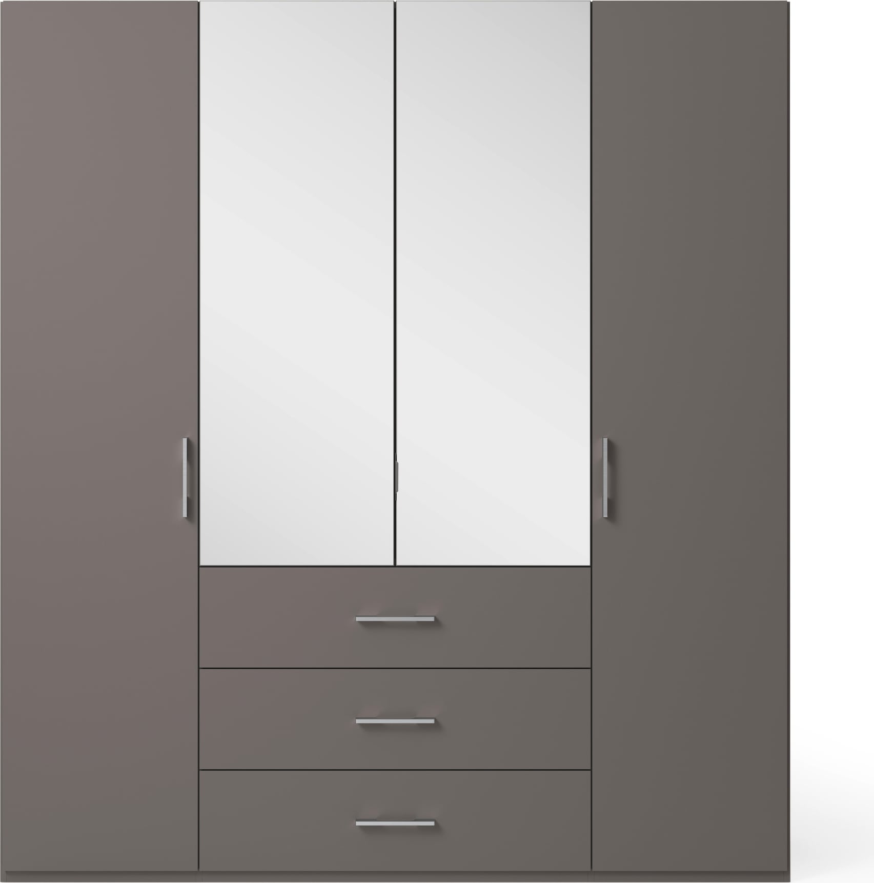 set one by Musterring Drehtürenschrank »Henderson«, mit Spiegel und 3 Schubladen, inkl. Fachböden und Kleiderstangen