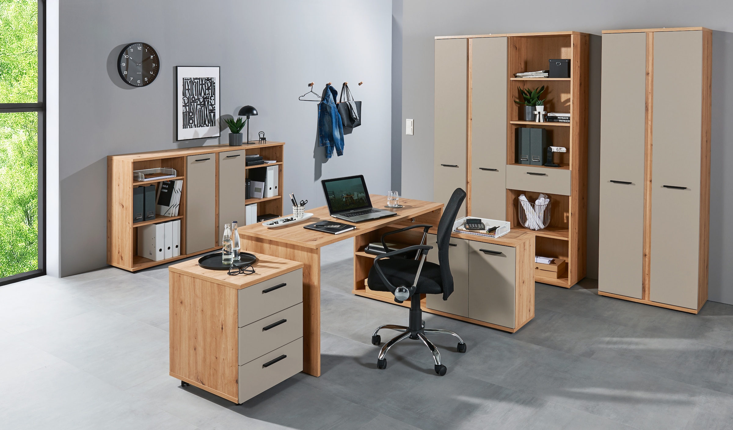 BEGA OFFICE Stauraumschrank »Kanada« 1 Stk. tlg. BxHxT: 68x95x38 cm, Softclose für Türen