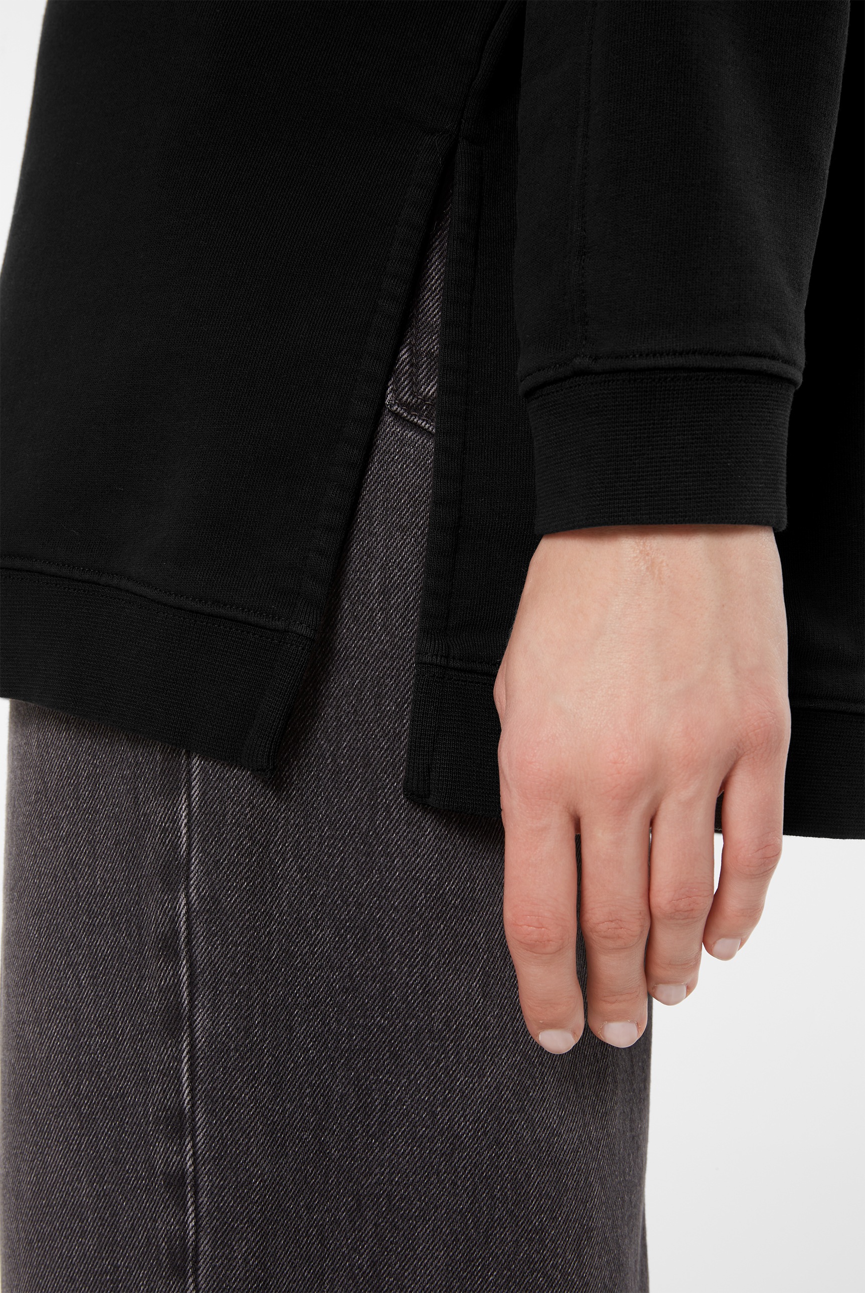 SENSES.THE LABEL Sweater , mit Seitenschlitze
