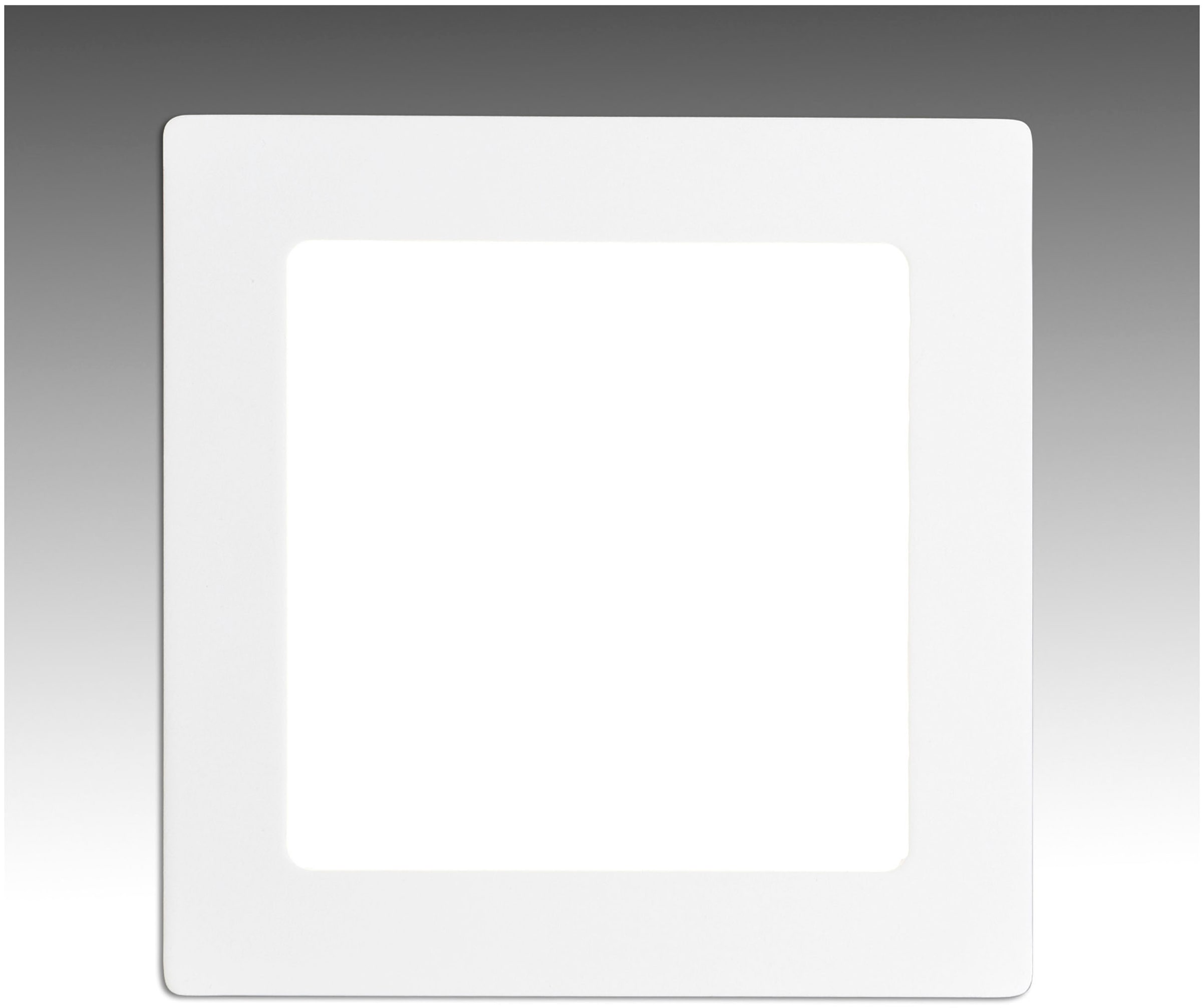 näve LED Panel »Dimplex«, 1 flammig, Leuchtmittel LED-Modul | LED fest integriert, Aufbaupanel eckig weiß, dimmbar, Phasenan- und abschnitt, 17,2x17,2cm
