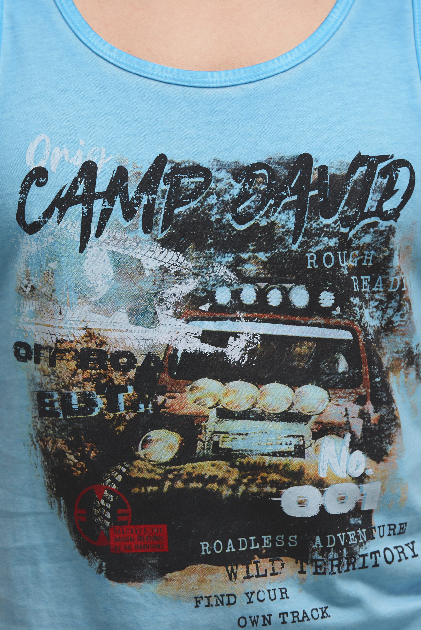 CAMP DAVID Tanktop aus Baumwolle