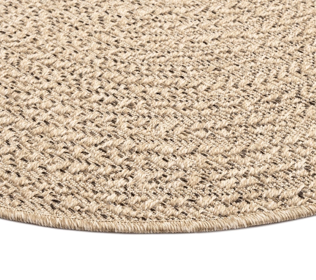 the carpet Teppich »Kansas«, rund, 1 mm Höhe, moderner robuster In und Outdoor Teppich Jute Look
