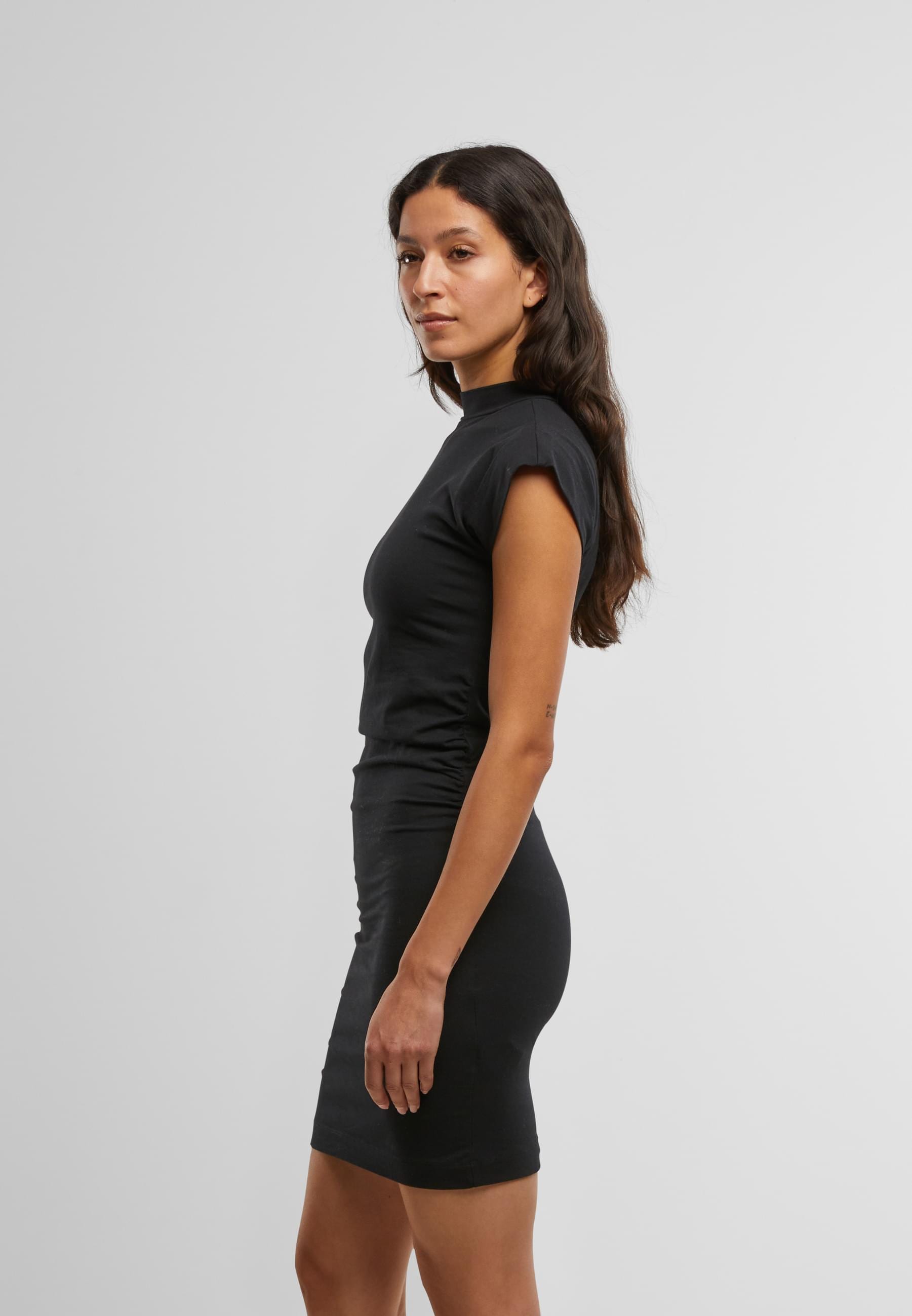 URBAN CLASSICS Shirtkleid »Urban Classics Ladies Short Cotton Jersey Dress«, (1 tlg.)