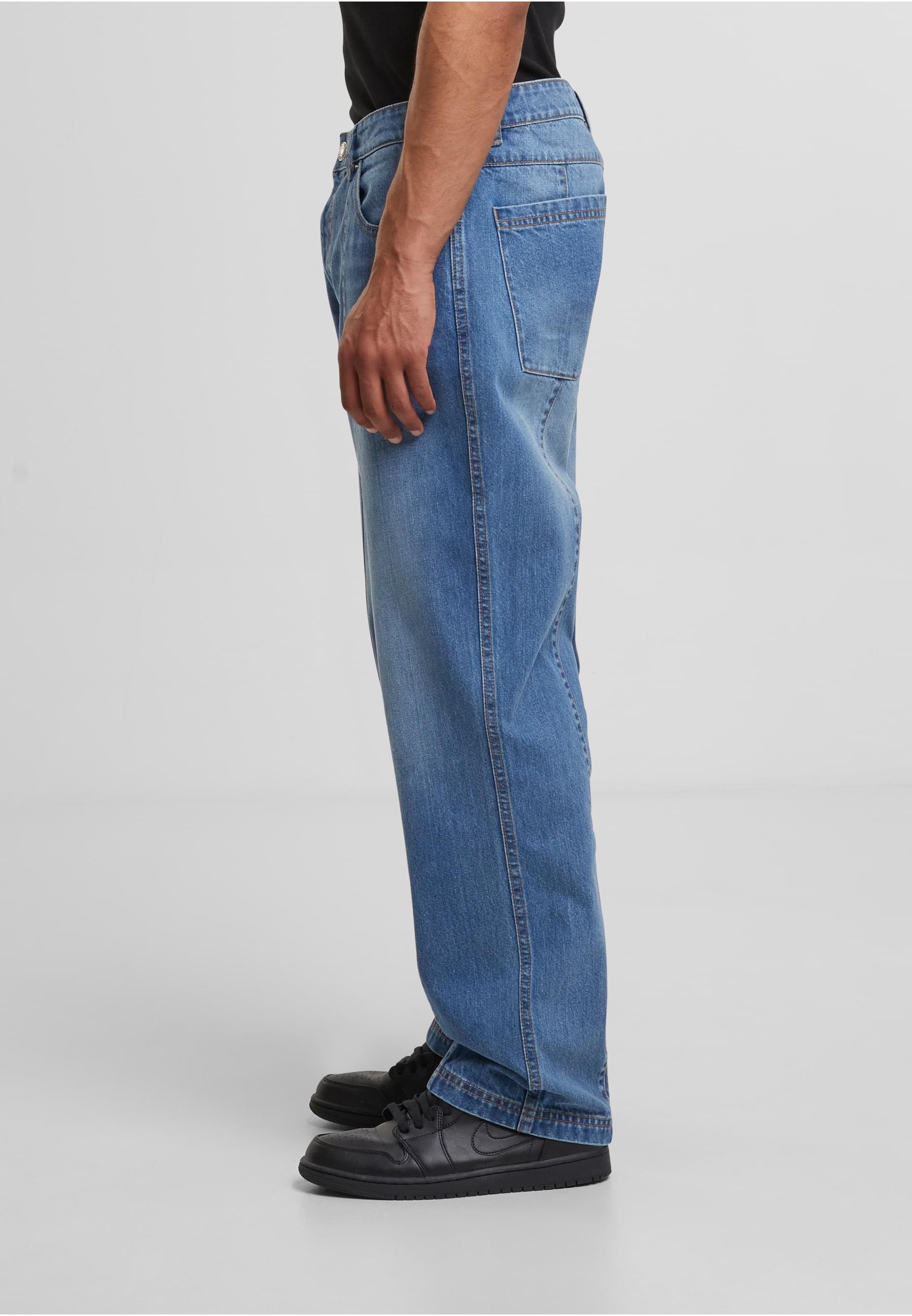 URBAN CLASSICS Bequeme Jeans »Urban Classics Wide Leg Denim With Dividing Seams«