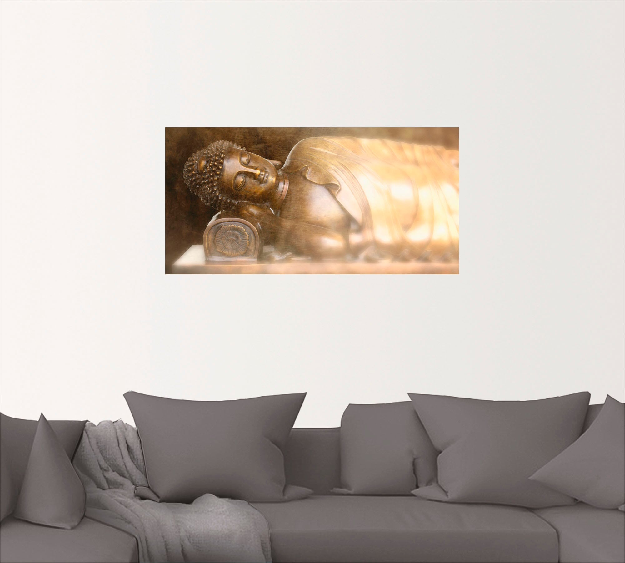 Artland Wandbild »Buddha«, Religion, (1 St.), als Leinwandbild, Wandaufkleber in verschied. Größen