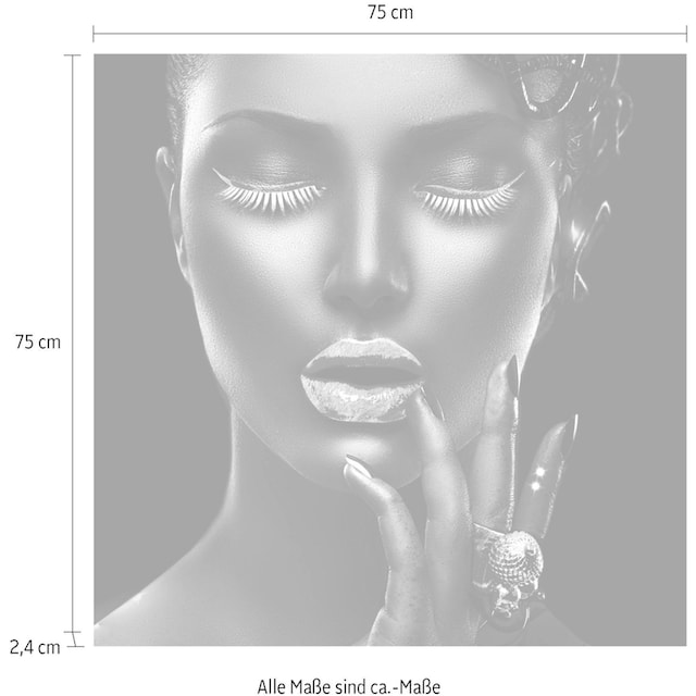 Leonique Acrylglasbild »Gesicht« bestellen | BAUR