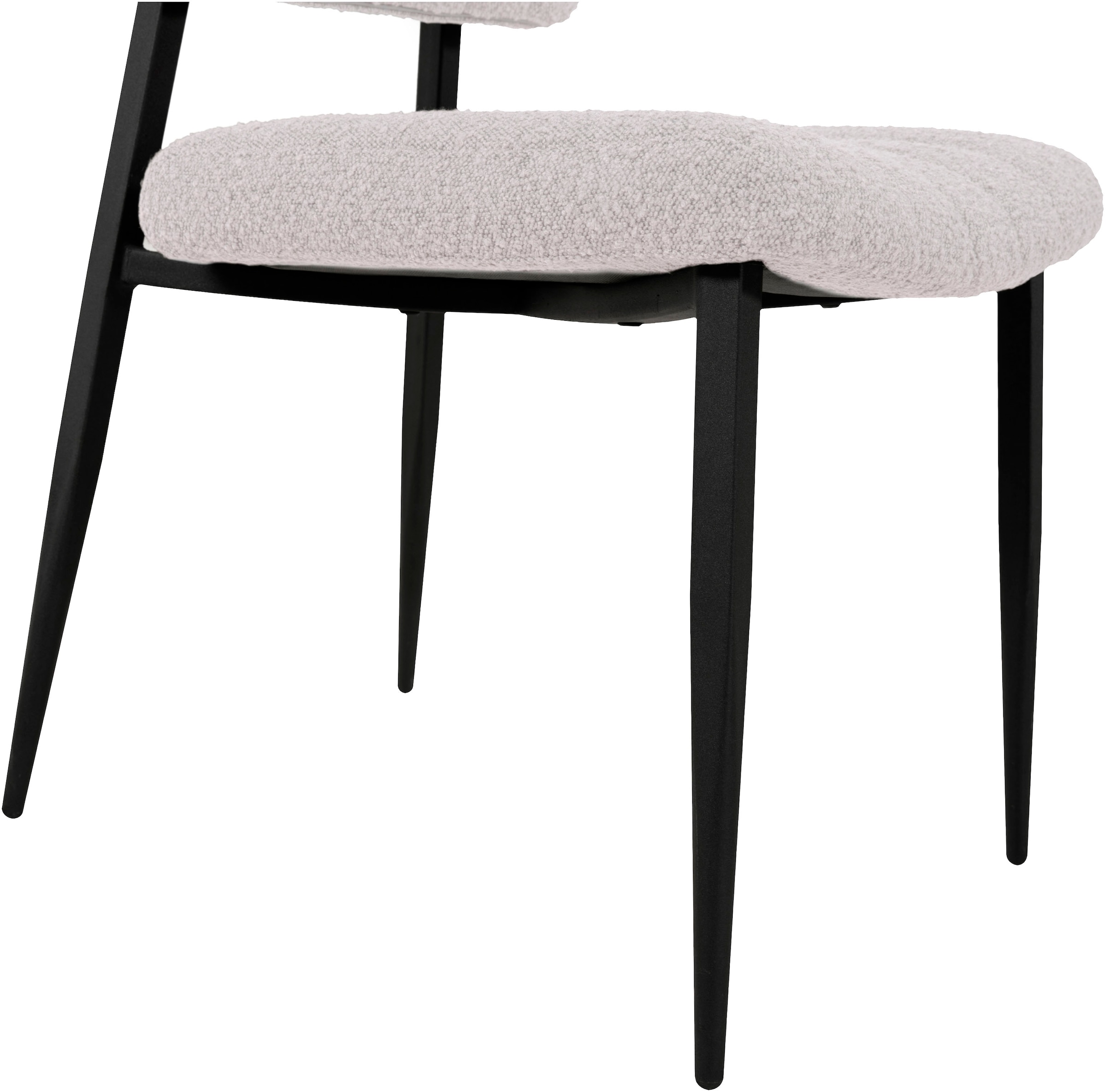 OMG Design Esszimmerstuhl »Dirk«, (Set), 2 St., Stoff, moderner Boucle Bezug, bequem gepolstert