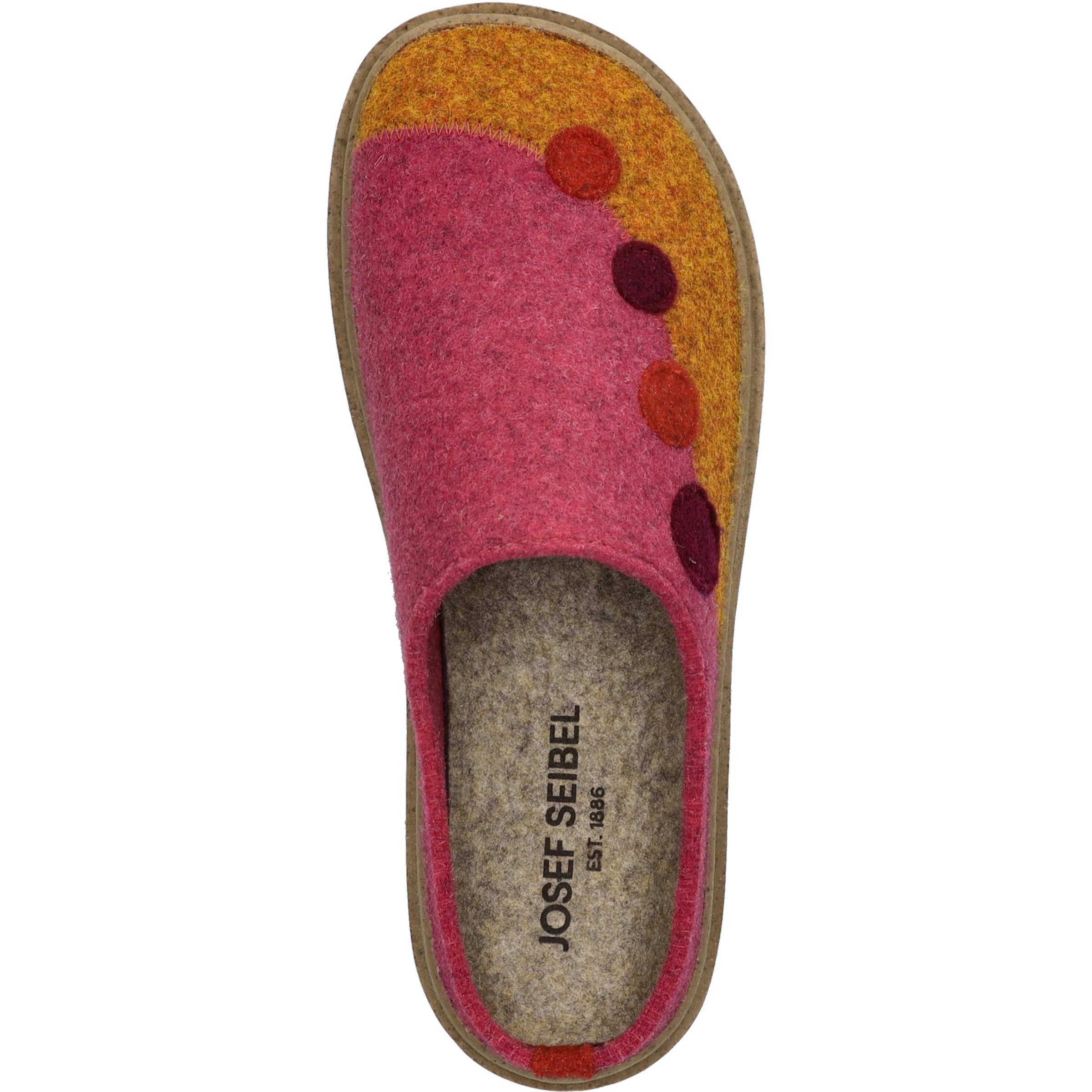 Josef Seibel Hausschuh »Carmaux 04, orange-multi«