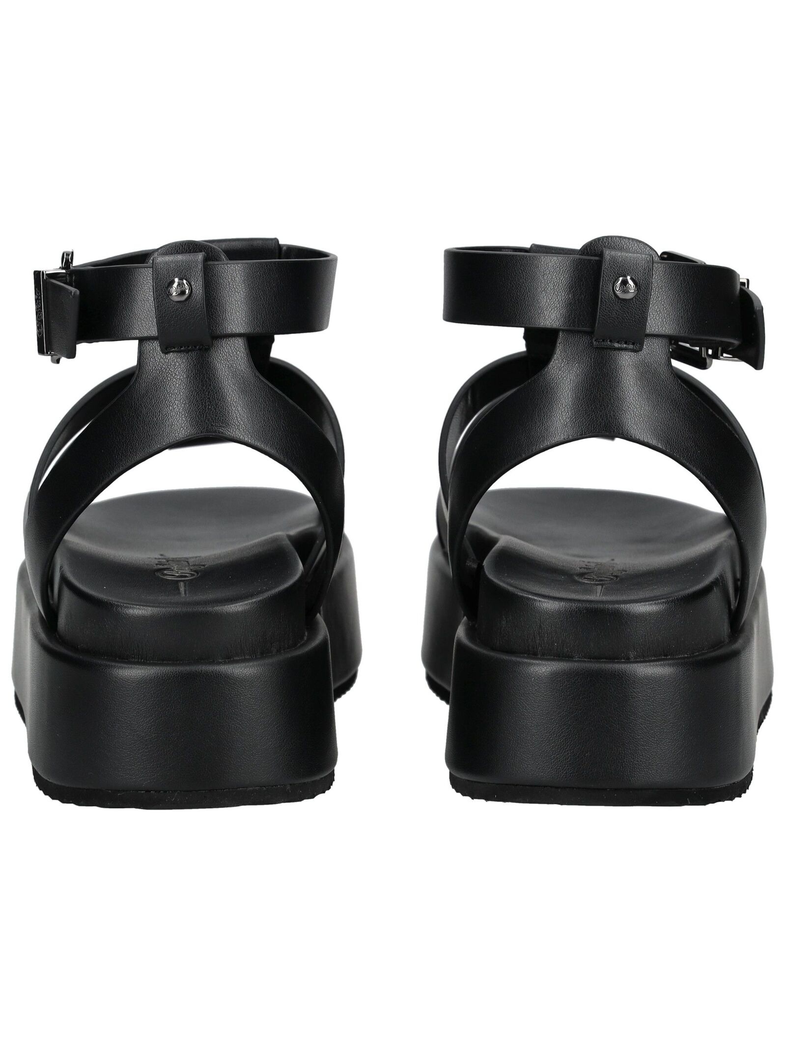 Buffalo Plateausandaletten »Buffalo Sandalen Lederimitat«