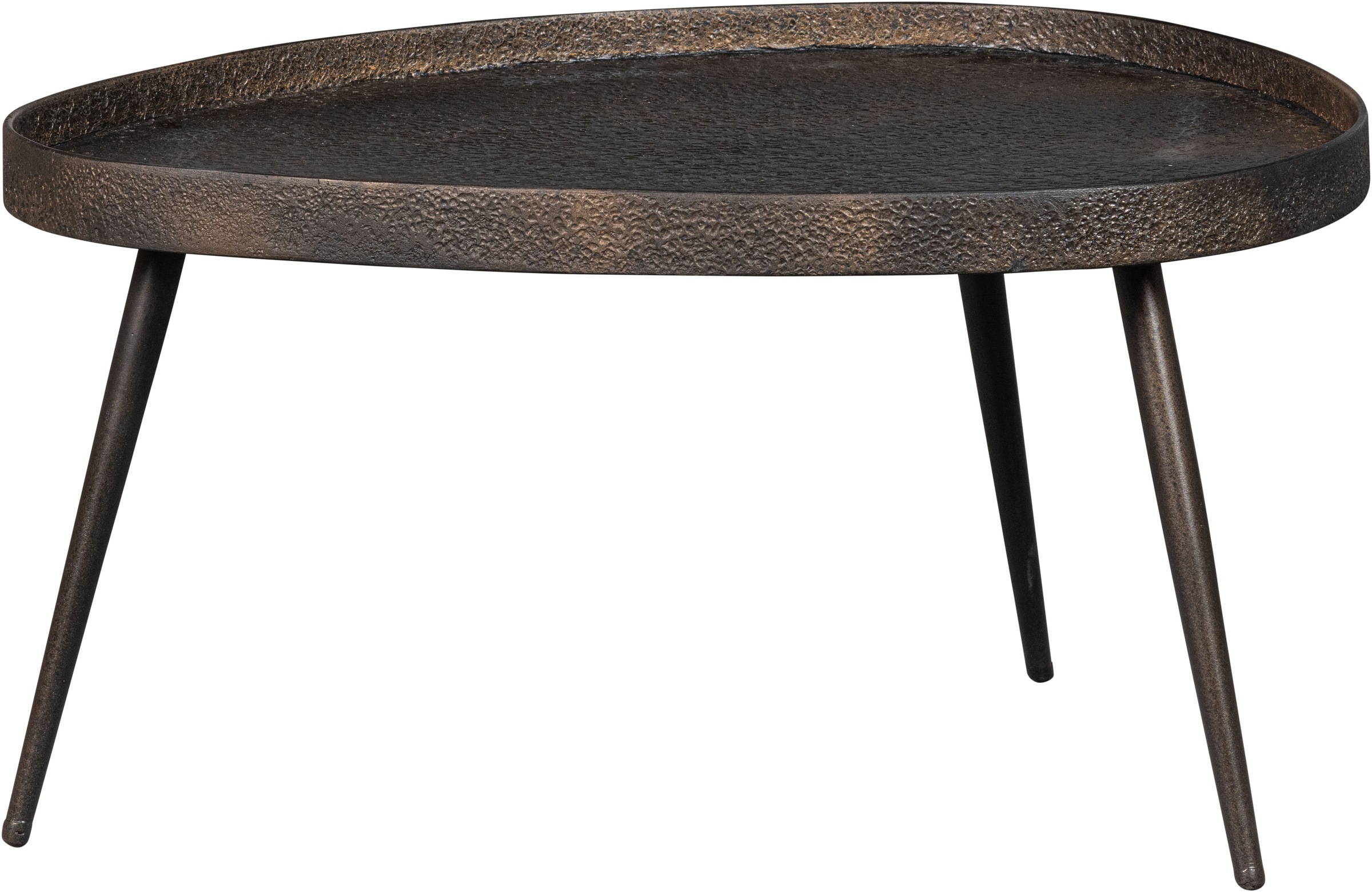 WOOOD Beistelltisch »Crude mit Multiplex-Zinkbeschichtung und Metallbeinen 71 x 52 x 39 cm« Set, 2 Stk. tlg. 2er-Set, unterschiedliche Größen im Set, Tragkraft je 15 kg