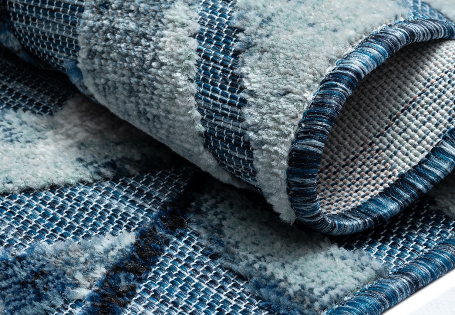 Myflair Möbel & Accessoires Teppich »Olivia Lagerräumung«, rechteckig, 8 mm Höhe, Blätter Motiv, Hoch-Tief Effekt, Outdoor geeignet, Balkon, Terrasse