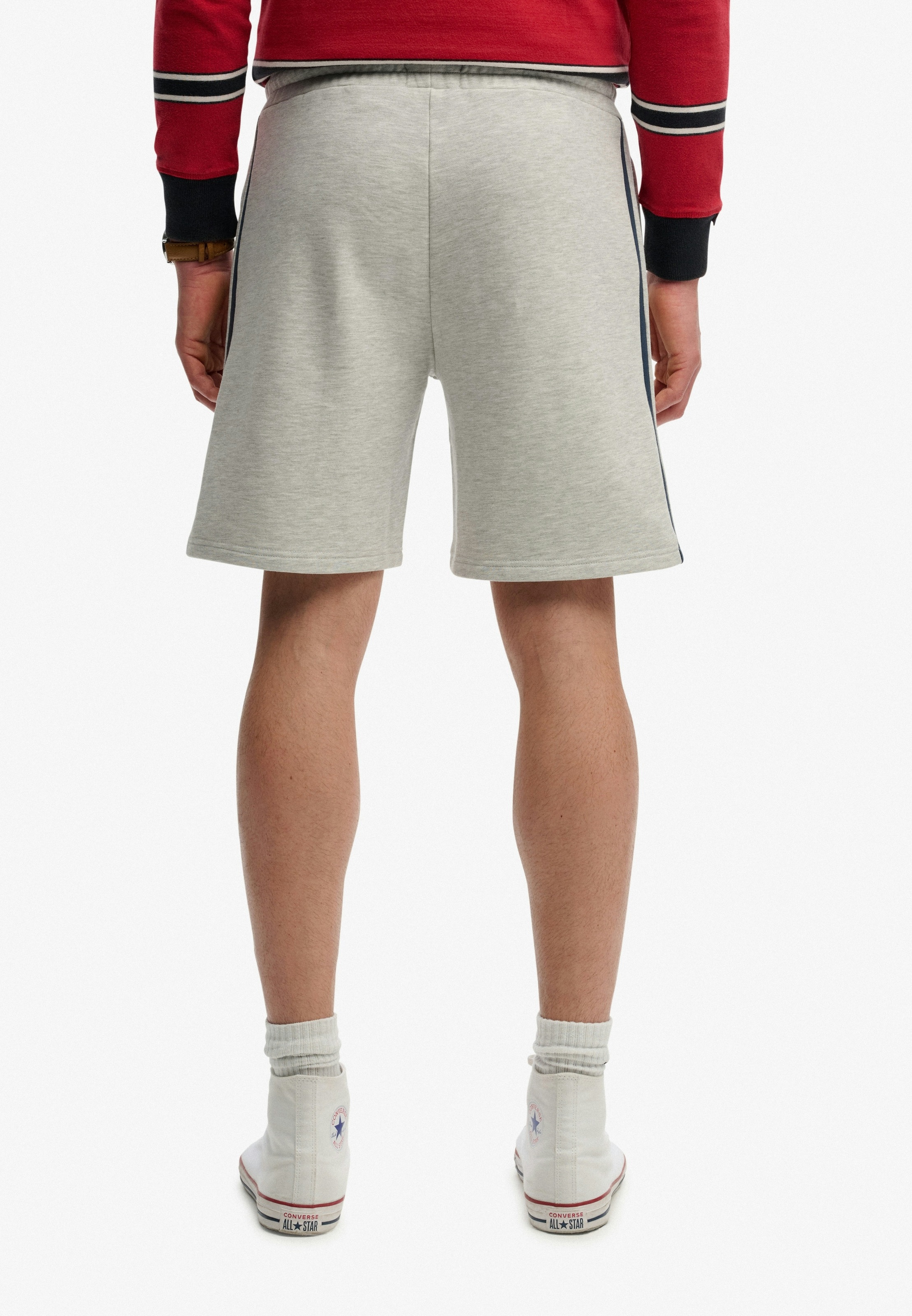 Superdry Sweatshorts »ATH ESS SHORT«  aus Baumwolle und Polyester, Loose Fit, mit Tunnelzug, melierte Optik
