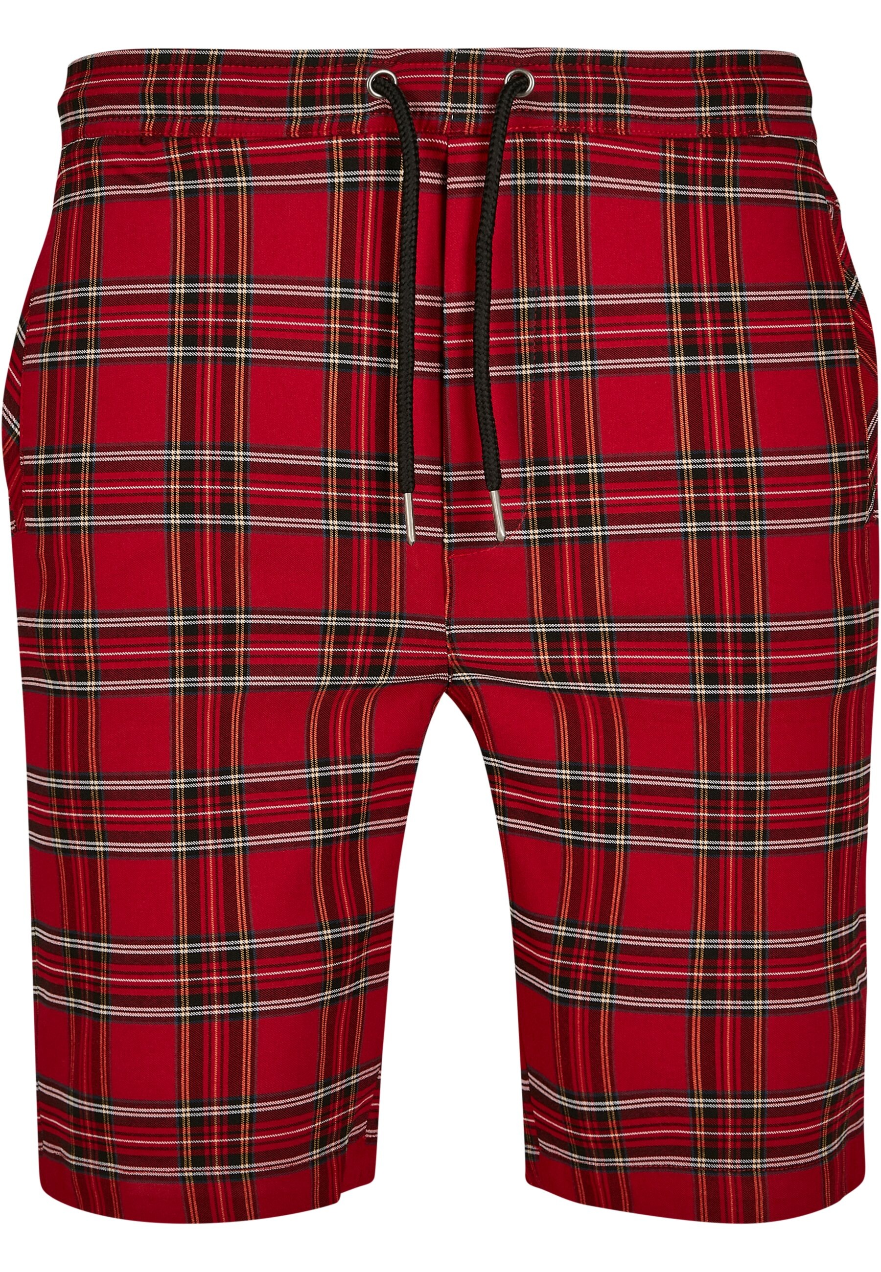 URBAN CLASSICS Stoffhose "Urban Classics Herren Checker Shorts", (1 tlg.)