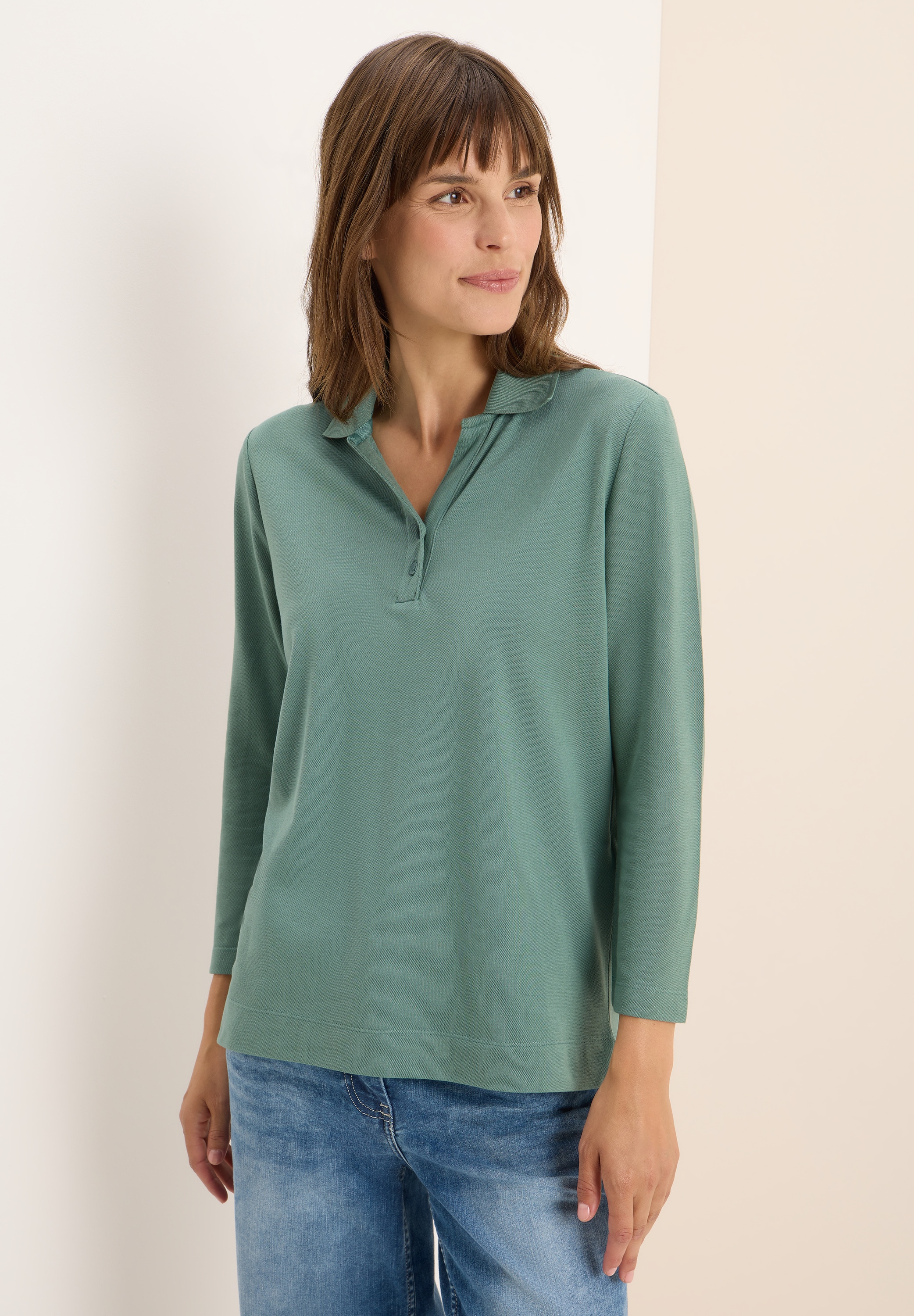 Cecil Poloshirt, in Unifarbe günstig online kaufen