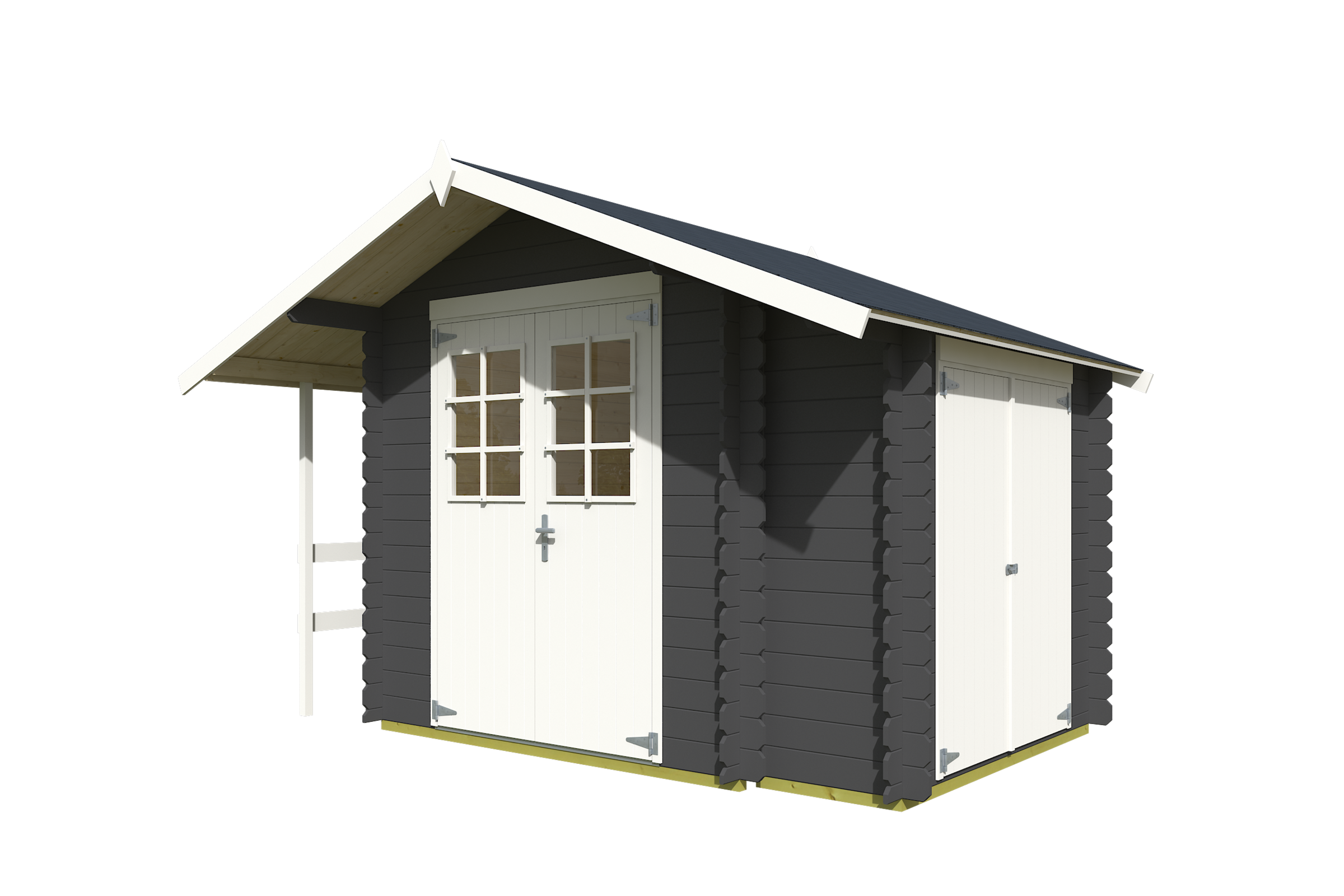 Nordic Holz Gartenhaus "Vilano 1", mit 3 getrennten Bereiche günstig online kaufen