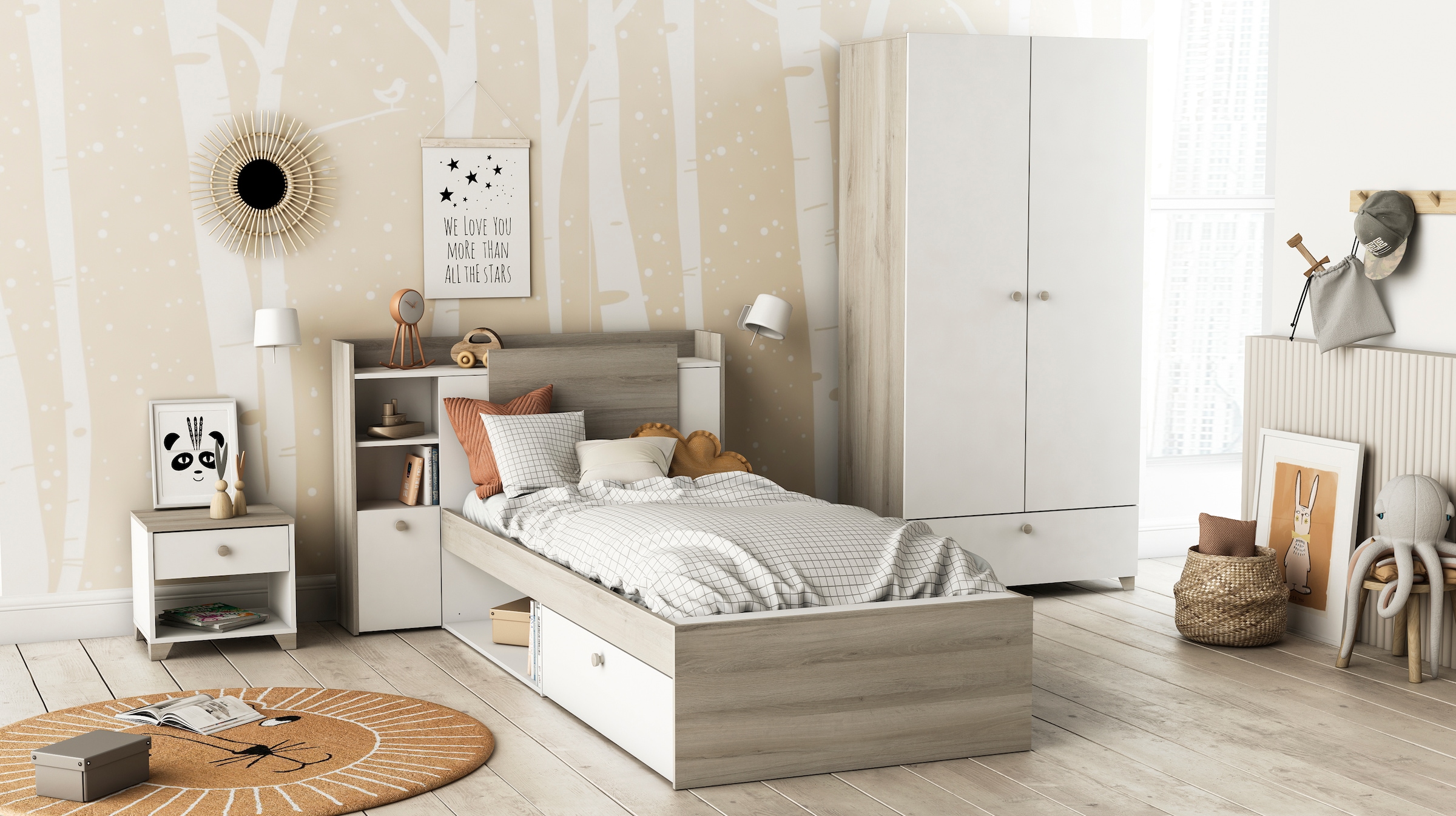 Demeyere GROUP Einzelbett "Life" ideal für kleine Räume, platzsparend, viel günstig online kaufen
