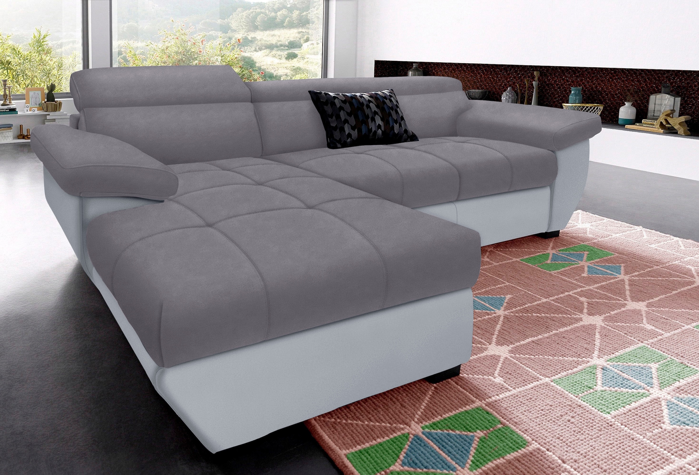 COTTA Polstergarnitur "Speedway L-Form", (Set), Set bestehend aus: Ecksofa günstig online kaufen