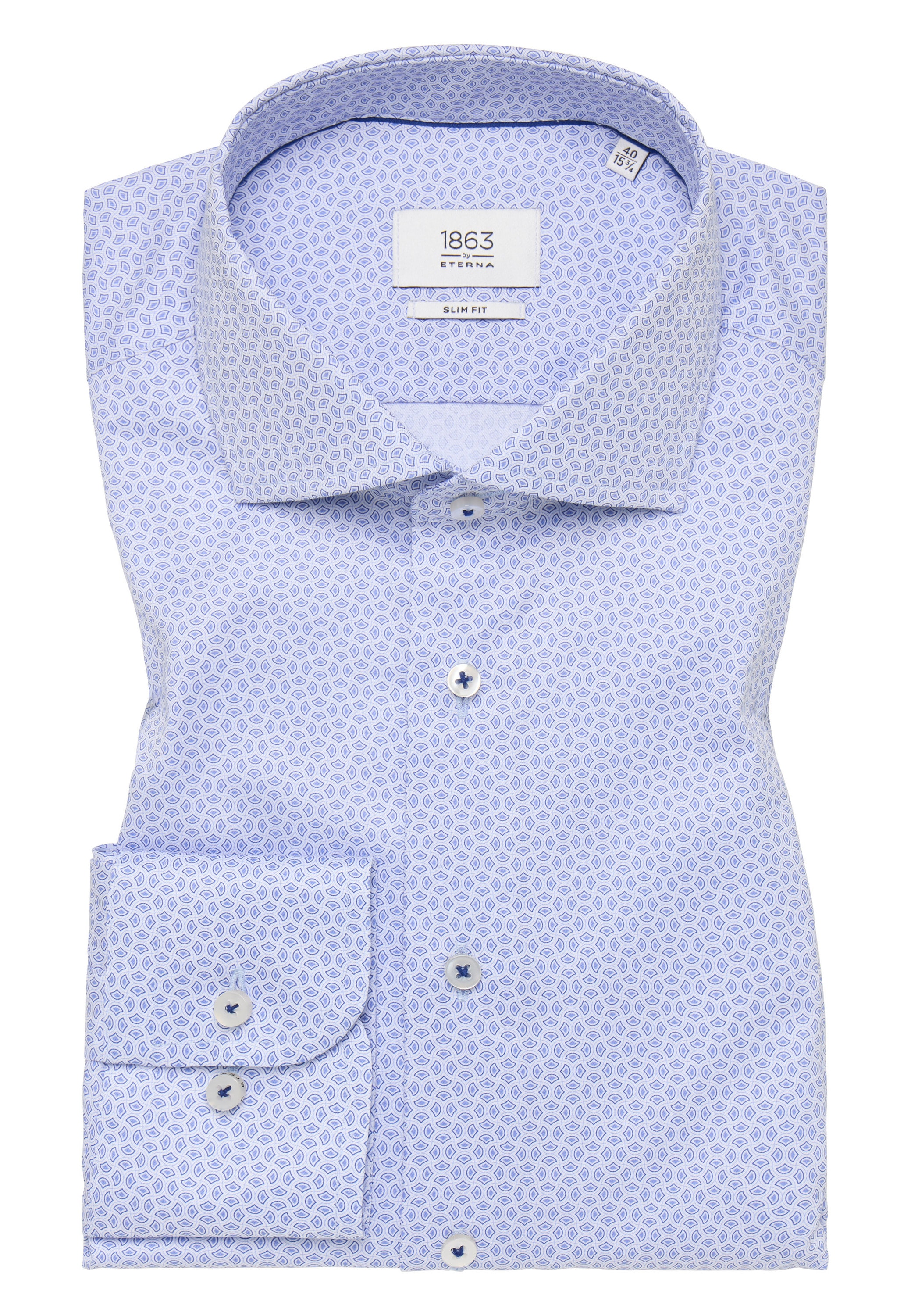 Eterna Langarmhemd »SLIM FIT«, NON IRON (bügelfrei)