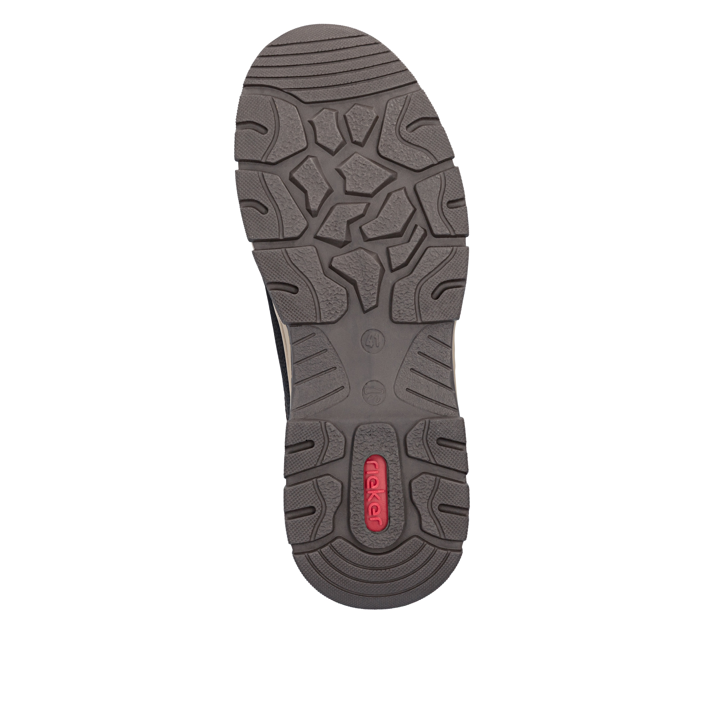 Rieker Sneaker  , Freizeitschuh, Outdoorschuh, Schnürschuh mit gepolstertem Schaftrand