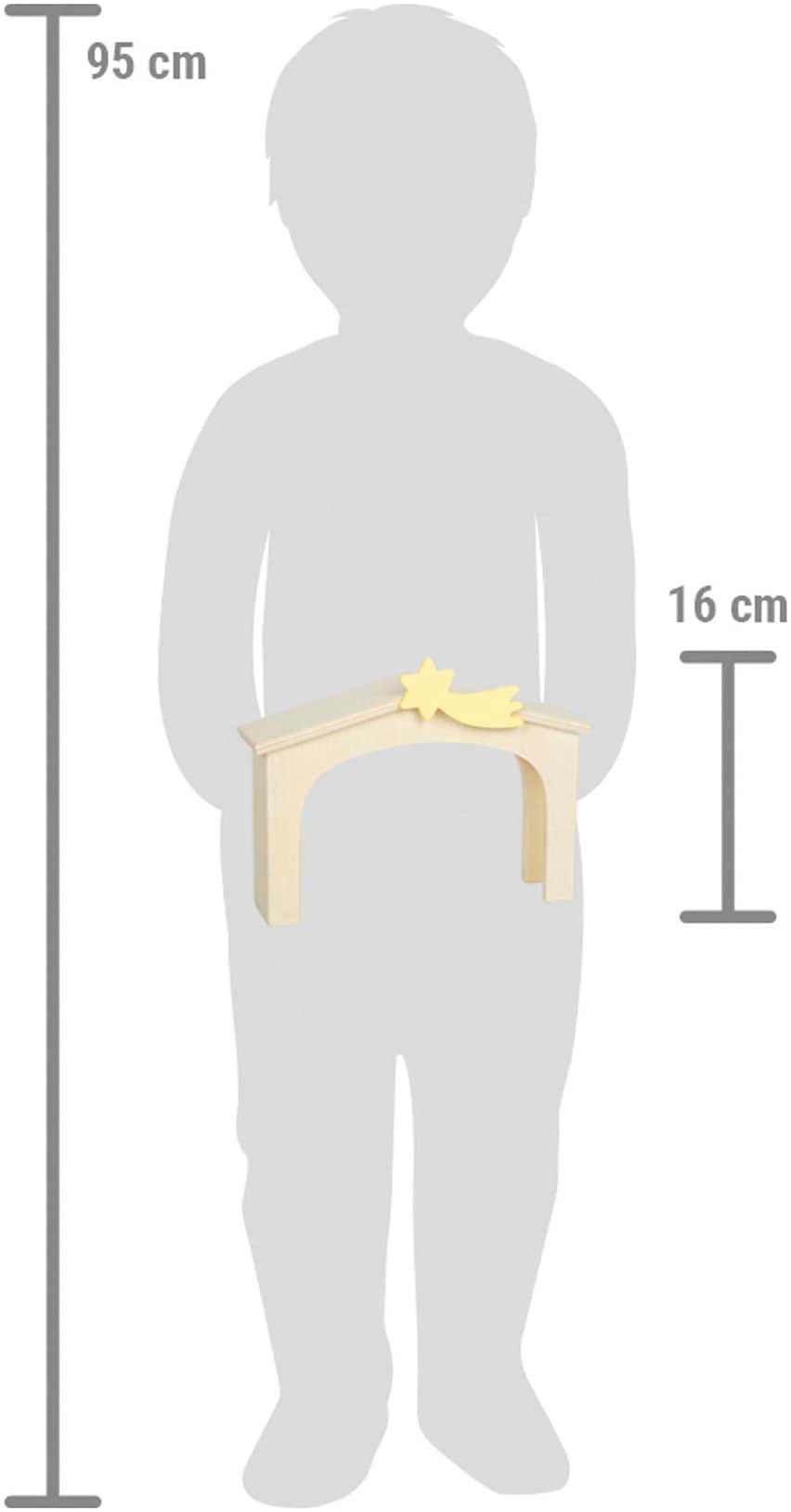 Small Foot Spielfigur »Spielset Krippe Weihnachtsgeschichte«