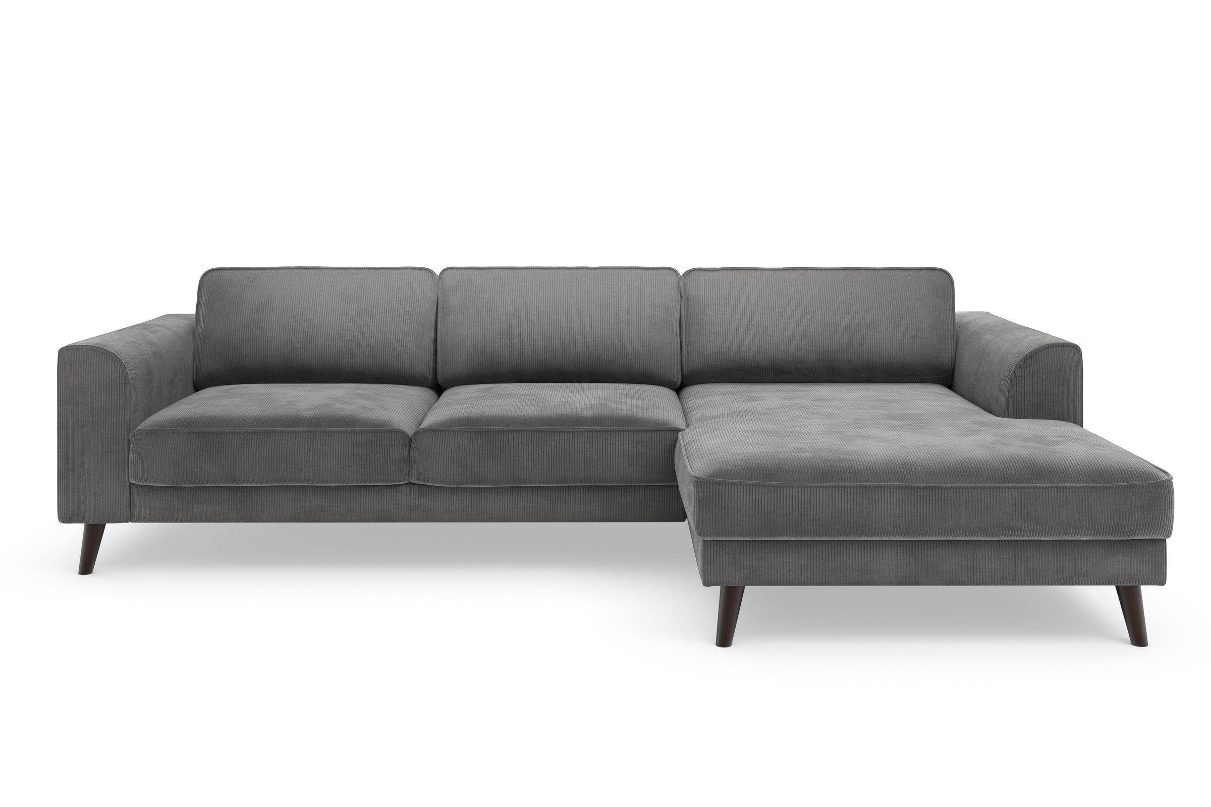 TRENDMANUFAKTUR Ecksofa »Lumber Jack, elegantes Designsofa, zeitlos modern, hoher Sitzkomfort«, wahlweise mit Bettfunktion u. Bettkasten, L-Form