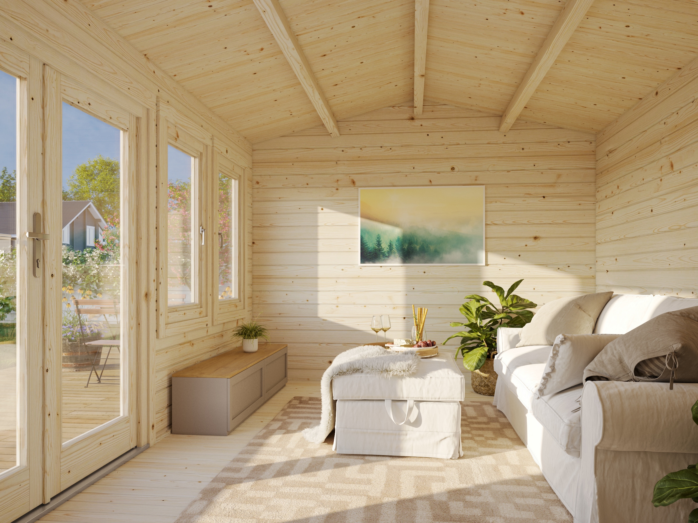 Palmako Gartenhaus »Iris« verschiedene Farben