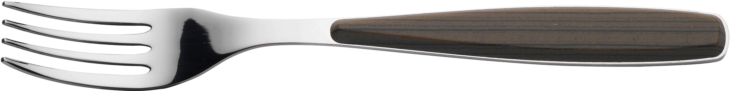 PINTINOX Besteck-Set »Riva«, (Set, 16 tlg.), mit Kunststoffgriff in Holz-Optik