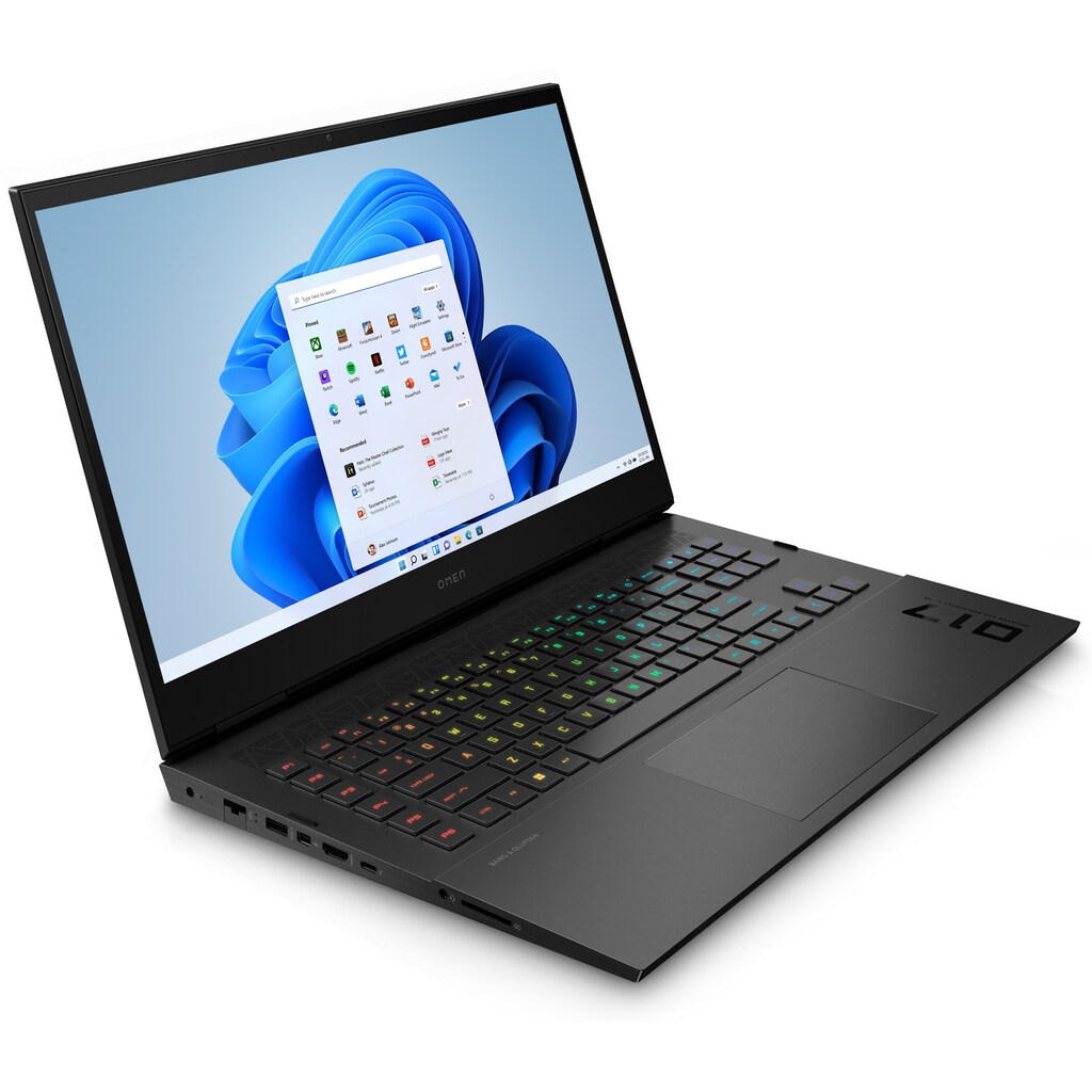 HP Notebook »OMEN by HP Laptop 17-ck1098ng«, 43,9 cm, / 17,3 Zoll, Intel, Core i9, GeForce RTX 3080 Ti, 2000 GB SSD