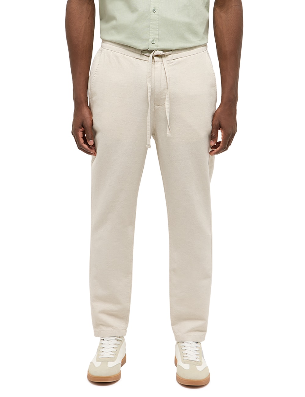 MUSTANG 5-Pocket-Hose "Herren Style Milano Linen Jogger"