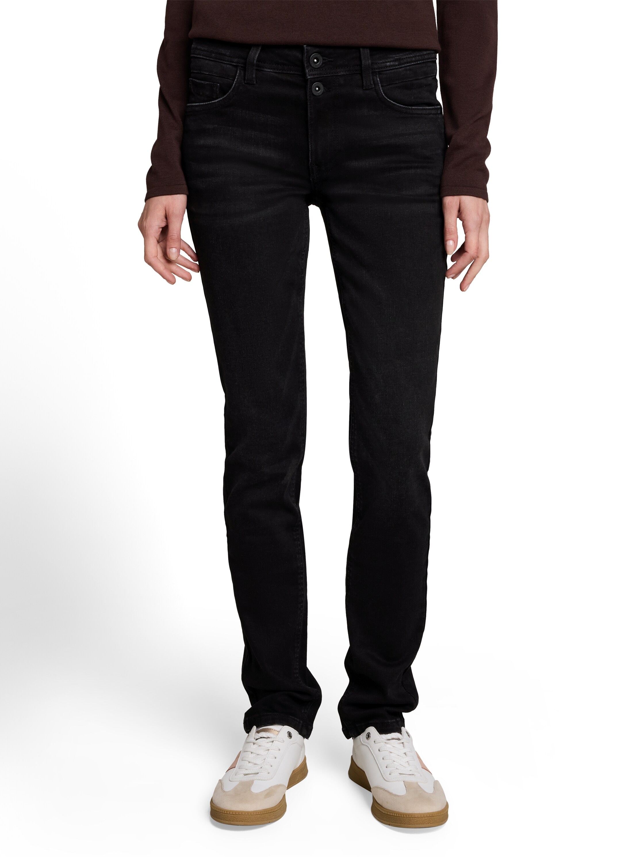 TOM TAILOR Straight-Jeans "LIVA Straight" mit Stretch