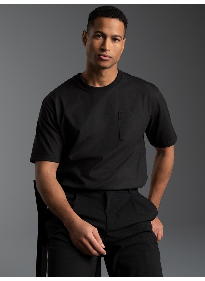 Trigema T-Shirt "TRIGEMA T Shirt aus Biobaumwolle mit Brusttasche" 1