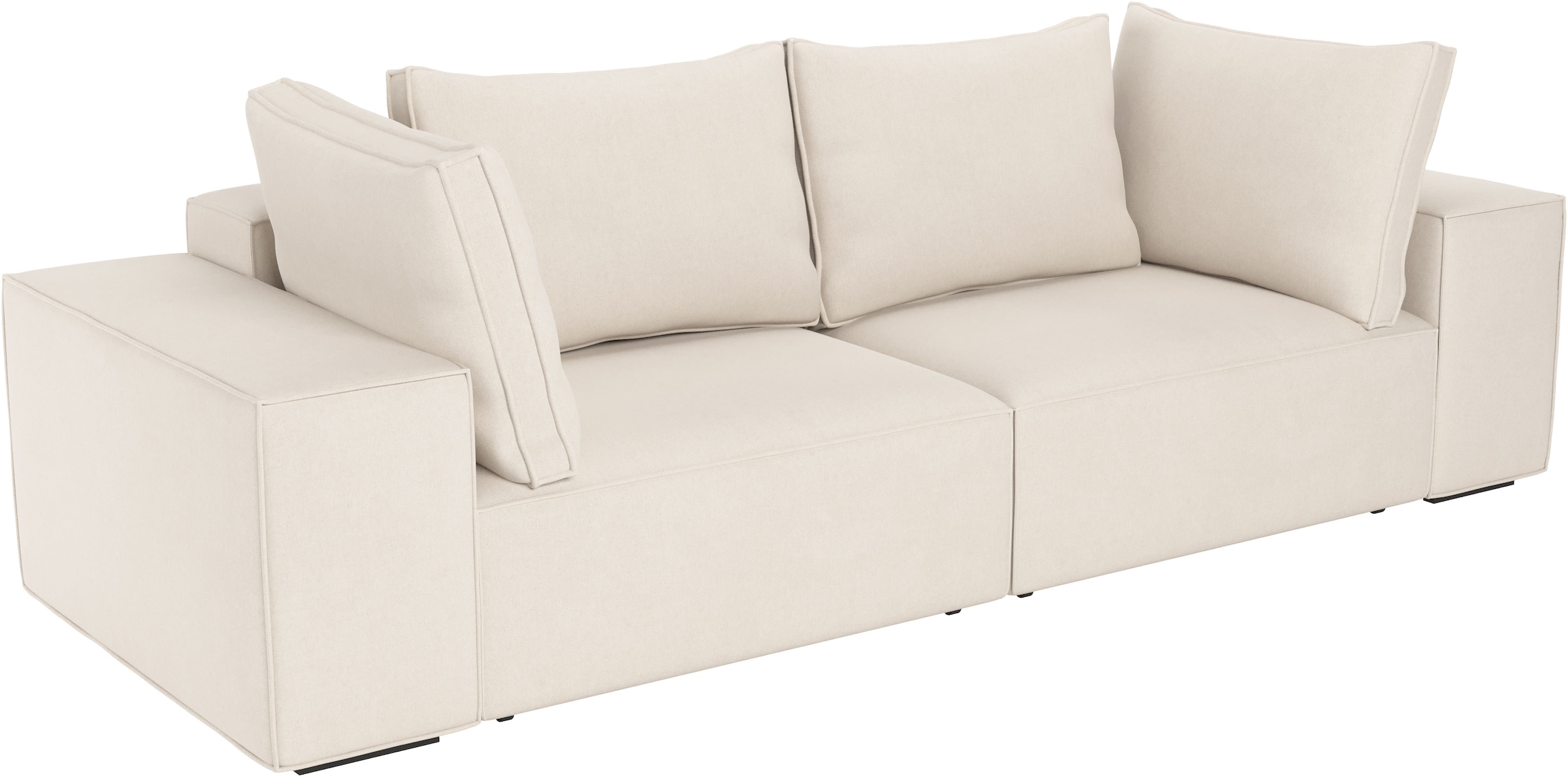 OTTO home Big-Sofa »Conor XL, B: 268cm, Liegefläche: 138 x 194 cm, in Cord und Velours« Schlafsofa mit Schlaffunktion und Bettkasten