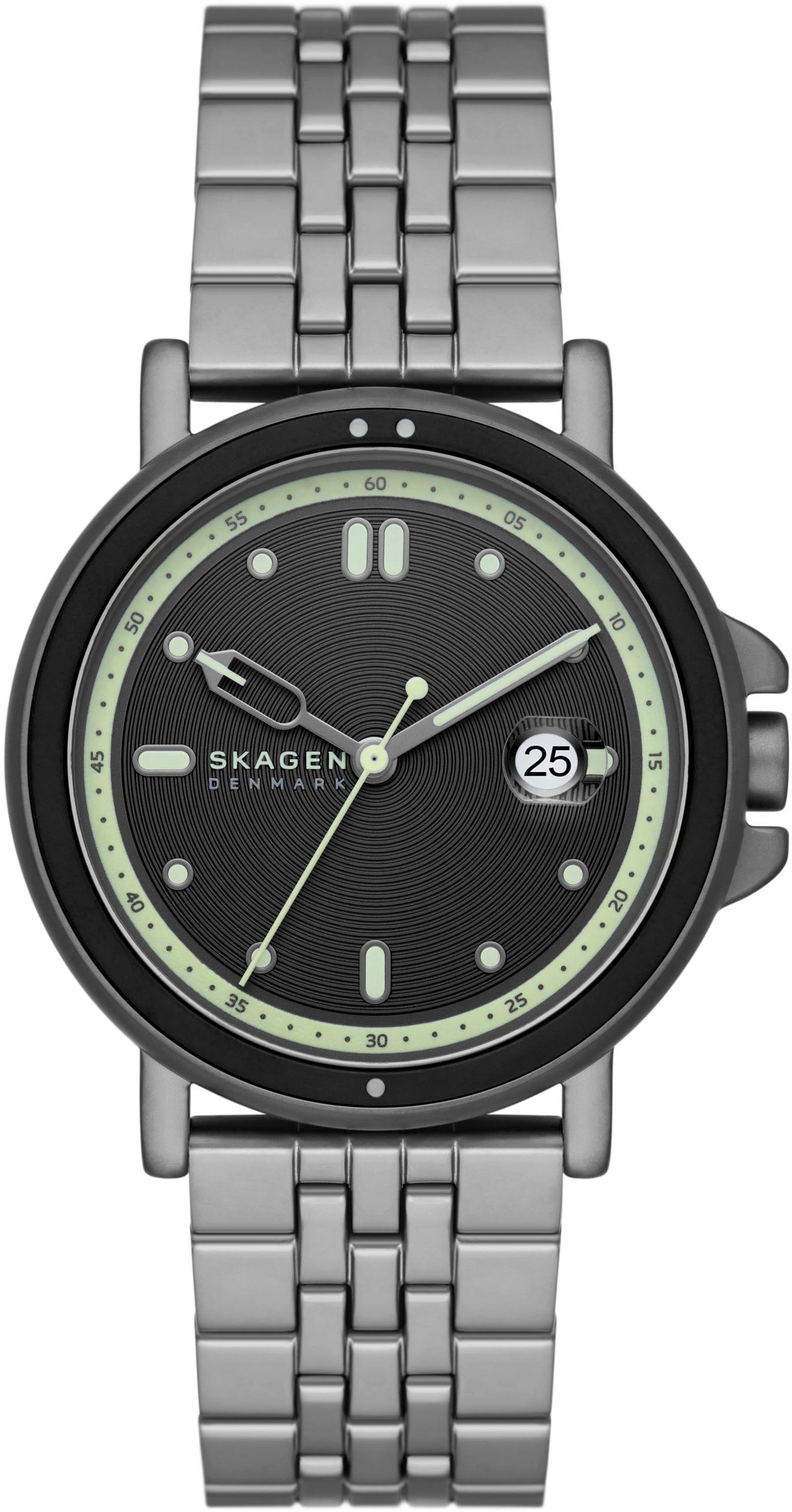 Skagen Quarzuhr »SIGNATUR SPORT«, Armbanduhr, Herrenuhr, Datum, analog