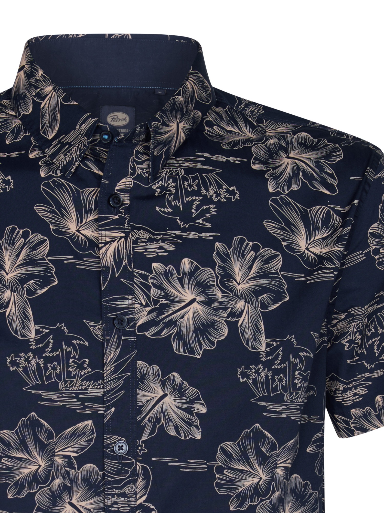 Petrol Industries Kurzarmshirt, mit All-Over Print