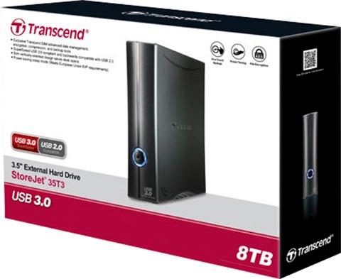 Transcend externe HDD-Festplatte »StoreJet 35T3«, 3,5 Zoll, Anschluss USB 3.1 Gen-1
