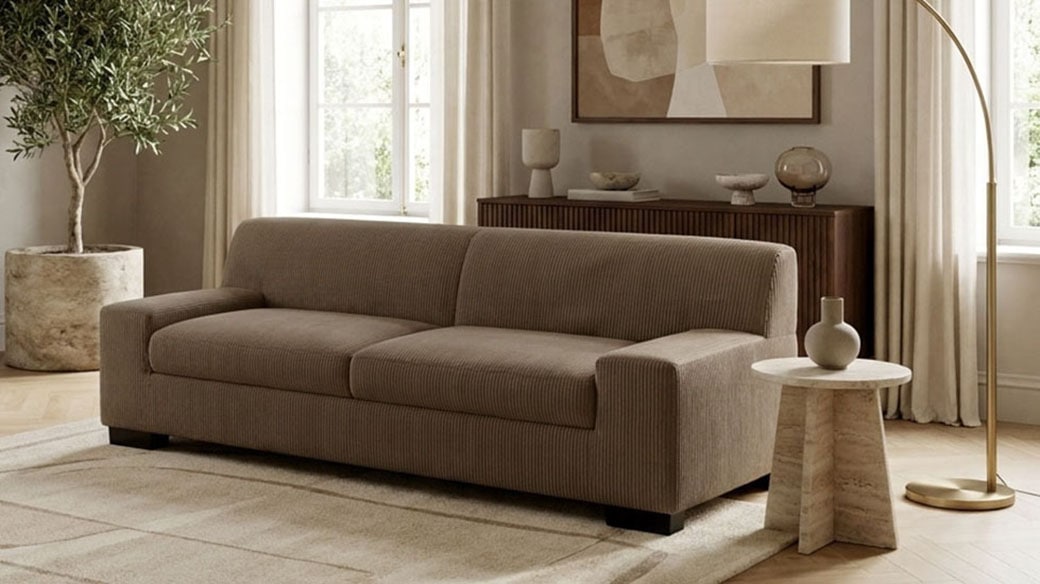 OTTO home 3-Sitzer "Faxxe 212 x 85 cm, auch mit Schlaffunktion" aus haustierfreundlichem Pet Friendly Cord