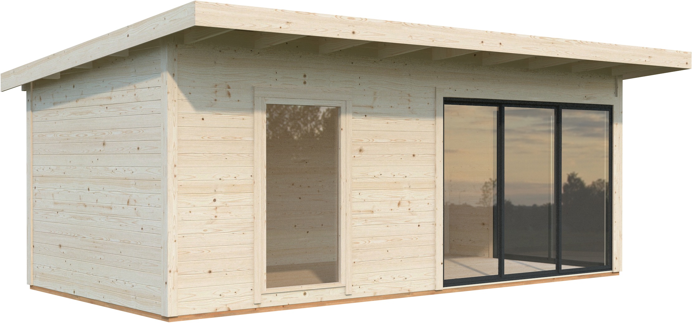 Palmako Gartenhaus »Andrea 17,1 m², Slide«