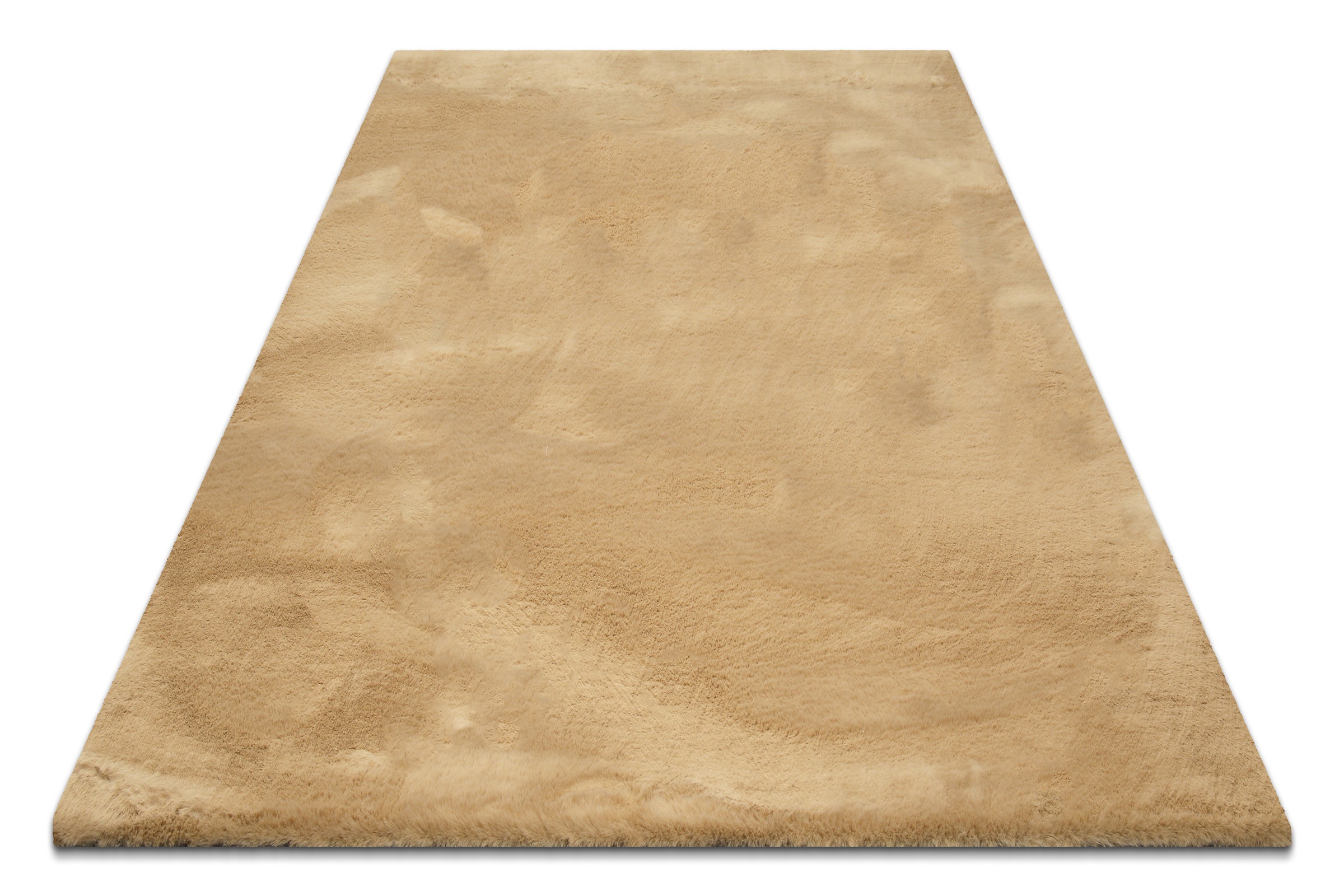 Hochflor-Teppich ESPRIT "Alice ESP-4377, Kunstfell", beige, B:40cm H:25mm L:60cm, Kunstfaser, Teppiche, Kaninchenfell-Haptik, besonders weich und dicht, für alle Räume 3
