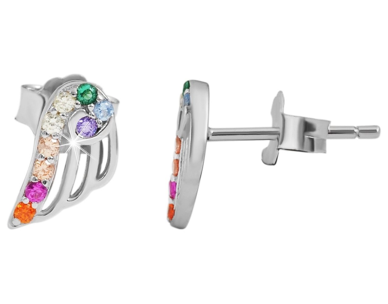 Adelia´s Paar Ohrhänger "Damen Ohrringe – Ohrstecker Flügel aus 925 Silber günstig online kaufen