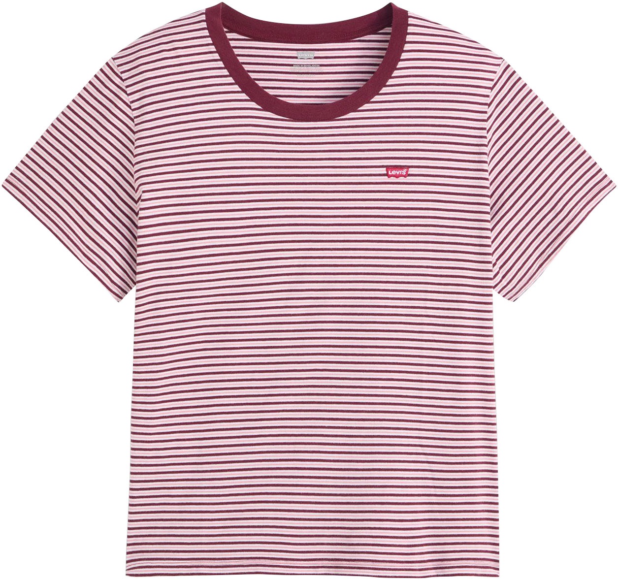 Levi's® Plus T-Shirt »PL THE PERFECT«, im Streifendesign