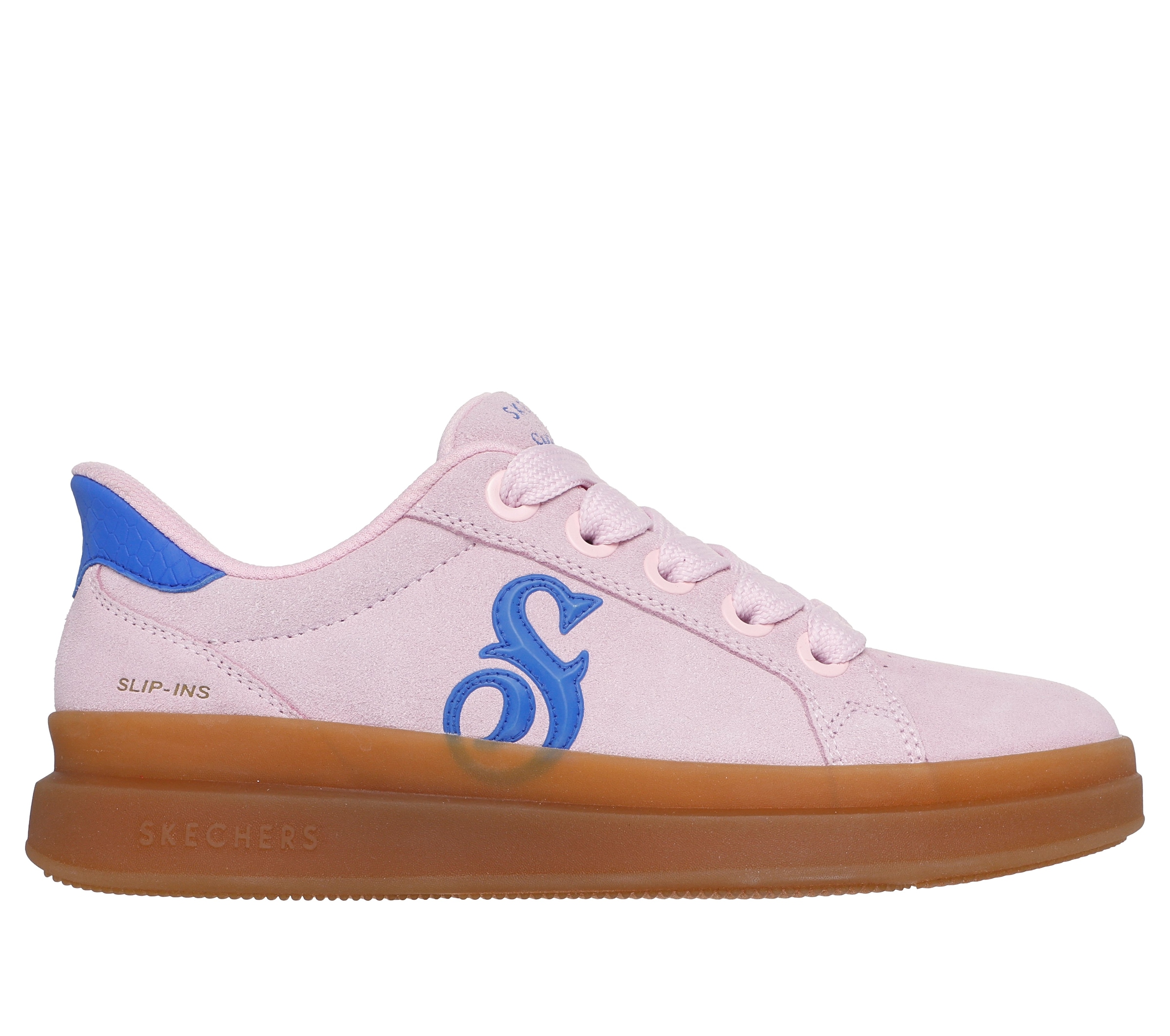 Skechers Sneaker »COURTSIDE-CALI GIRLZ«  Basket-Sneaker, Schnürschuh mit Slip-Ins Funktion