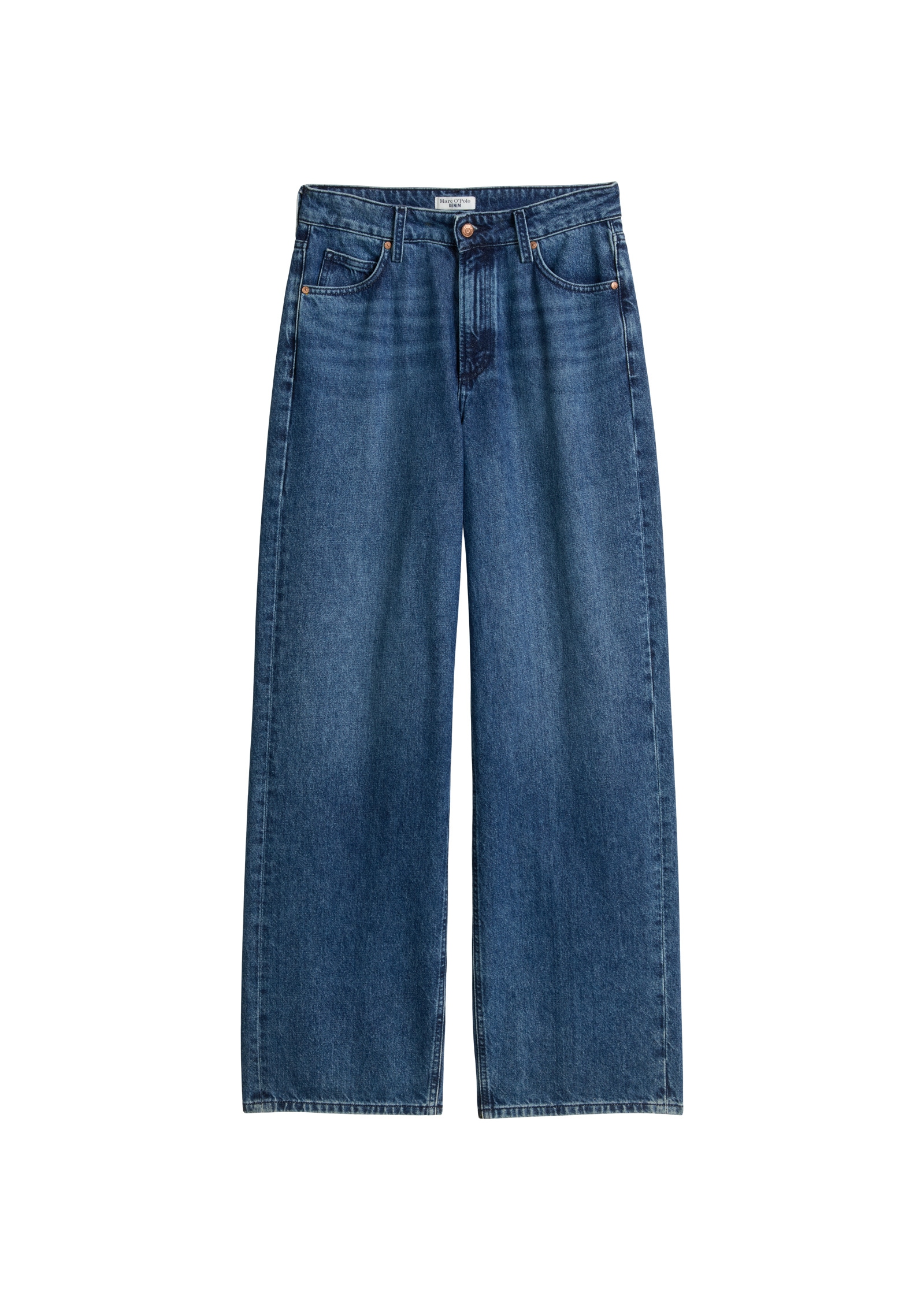 Marc OPolo DENIM Weite Jeans "aus Baumwolle ohne Stretch" günstig online kaufen