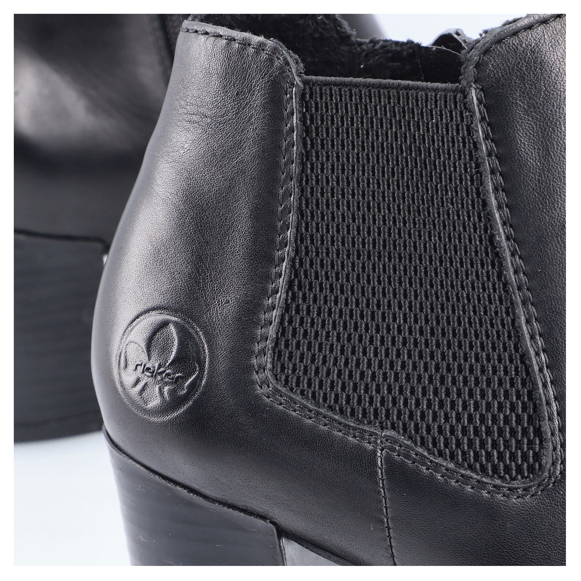 Rieker Cowboy Stiefelette, Westernstiefelette, Stiefelette, Blockabsatz, schmale Form
