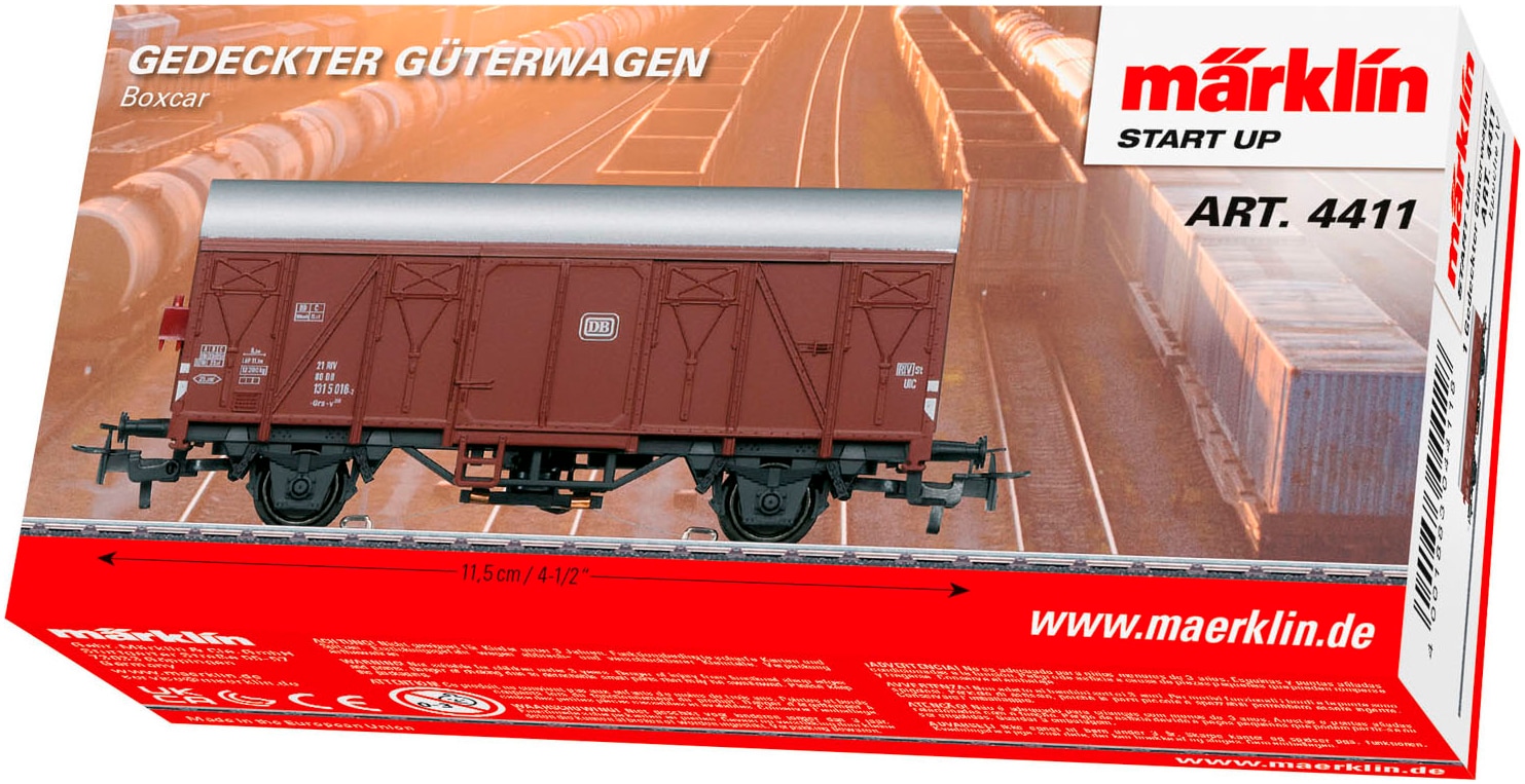 Märklin Güterwagen »Märklin Start up - Gedeckter Güterwagen - 4411« Made in Europe
