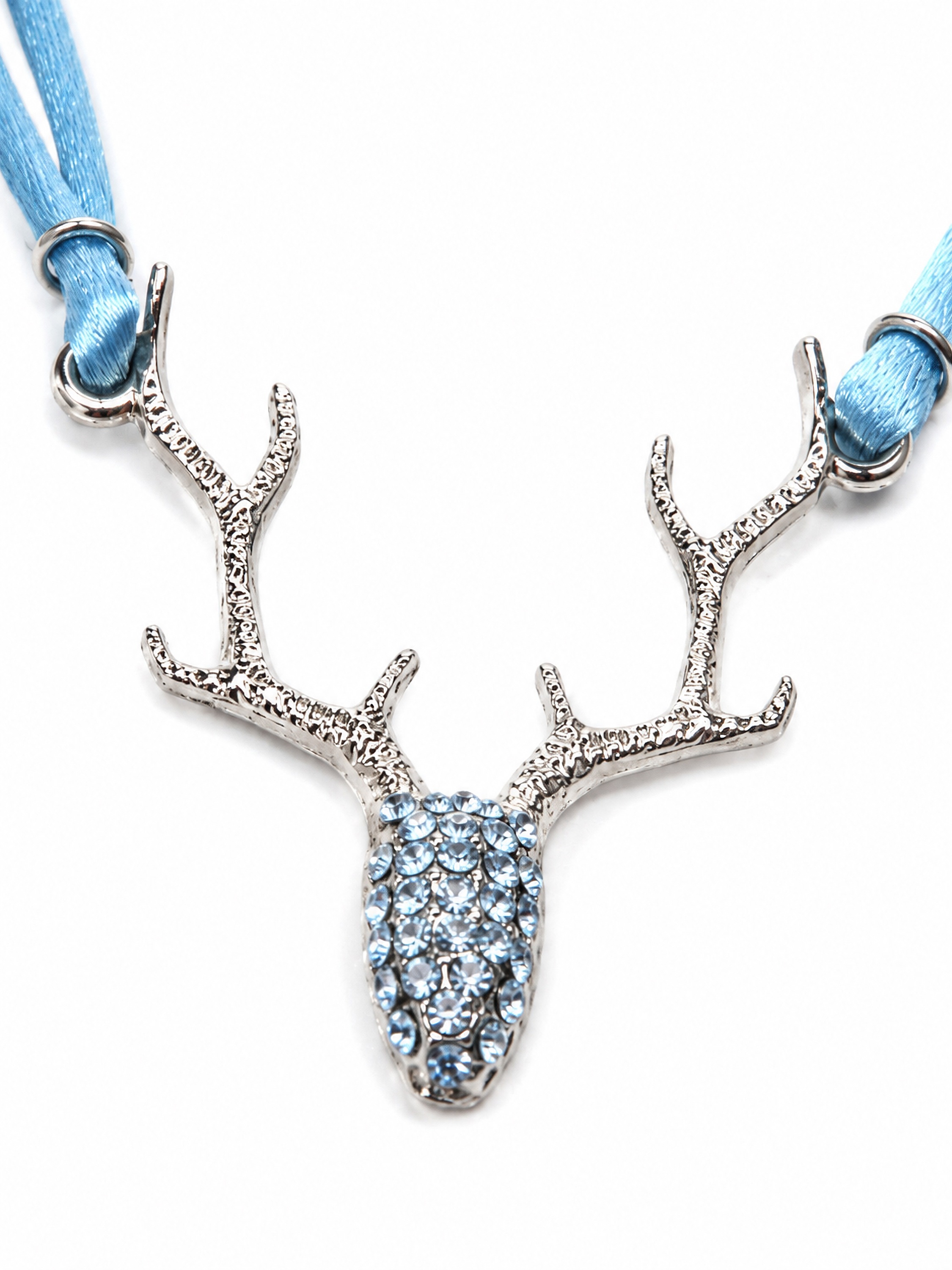Allgäu Rebell Collier »Rosi« zweireihiges Satinband