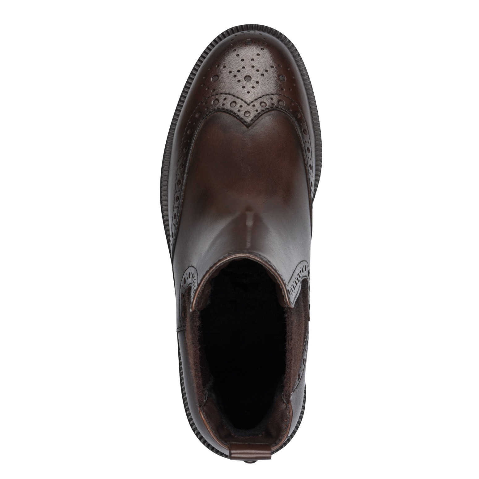 Tamaris Chelseaboots, Blockabsatz, Stiefelette, Businessschuh mit eleganter Lyralochung