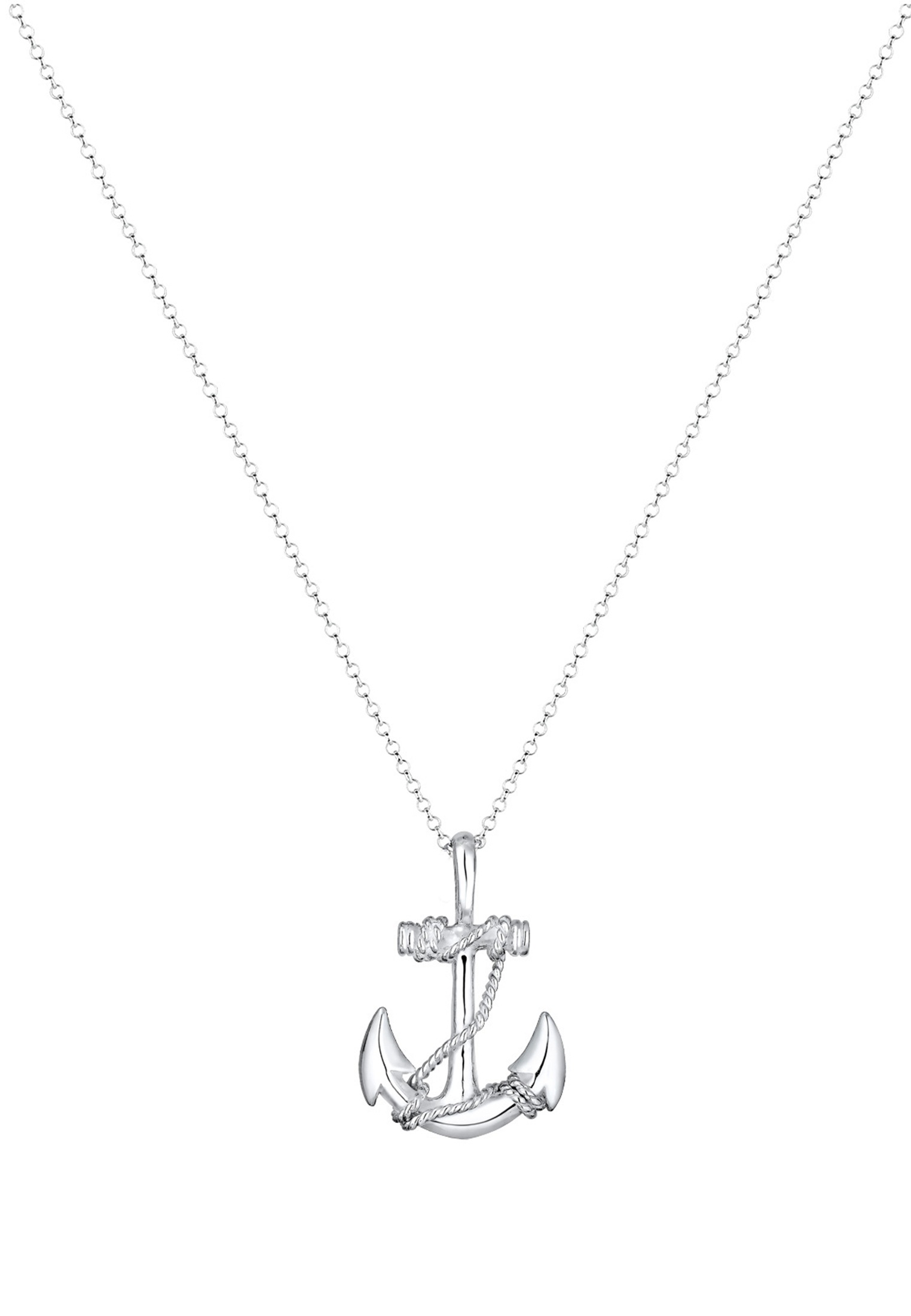 Kuzzoi Kette mit Anhänger »Anker Maritim Meer 925 Sterling Silber«