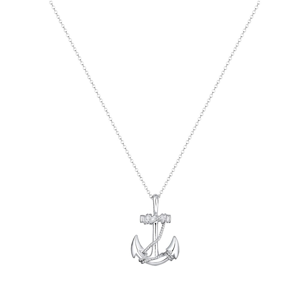 Kuzzoi Kette mit Anhänger »Anker Maritim Meer 925 Sterling Silber«